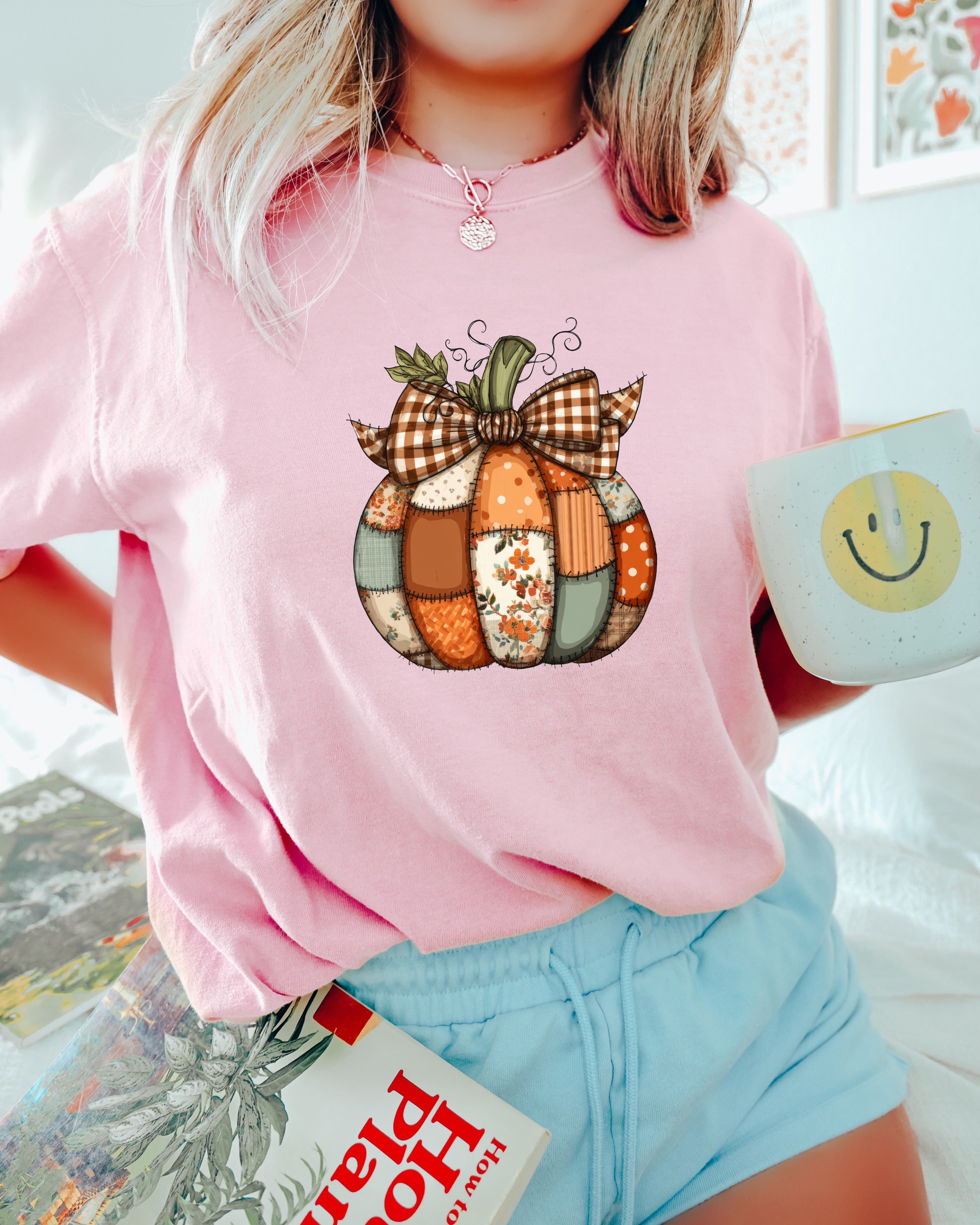 Comfort Colors garment-dyed fall season graphic tees and sweatshirts for autumn layering, pumpkin patches, and Thanksgiving
