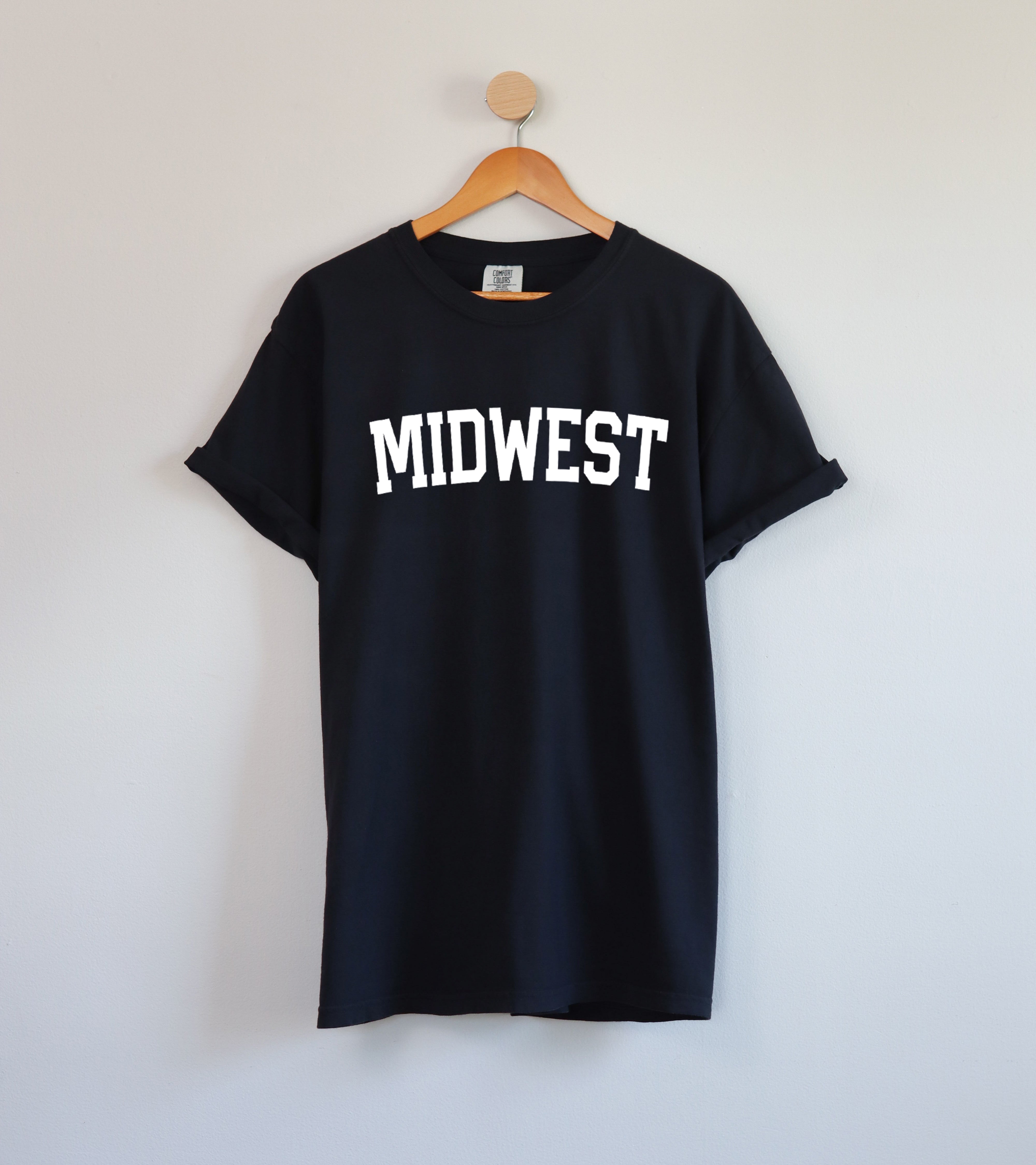 Midwest State City College Comfort Colors T Shirt Vacation Beach Lake Summer