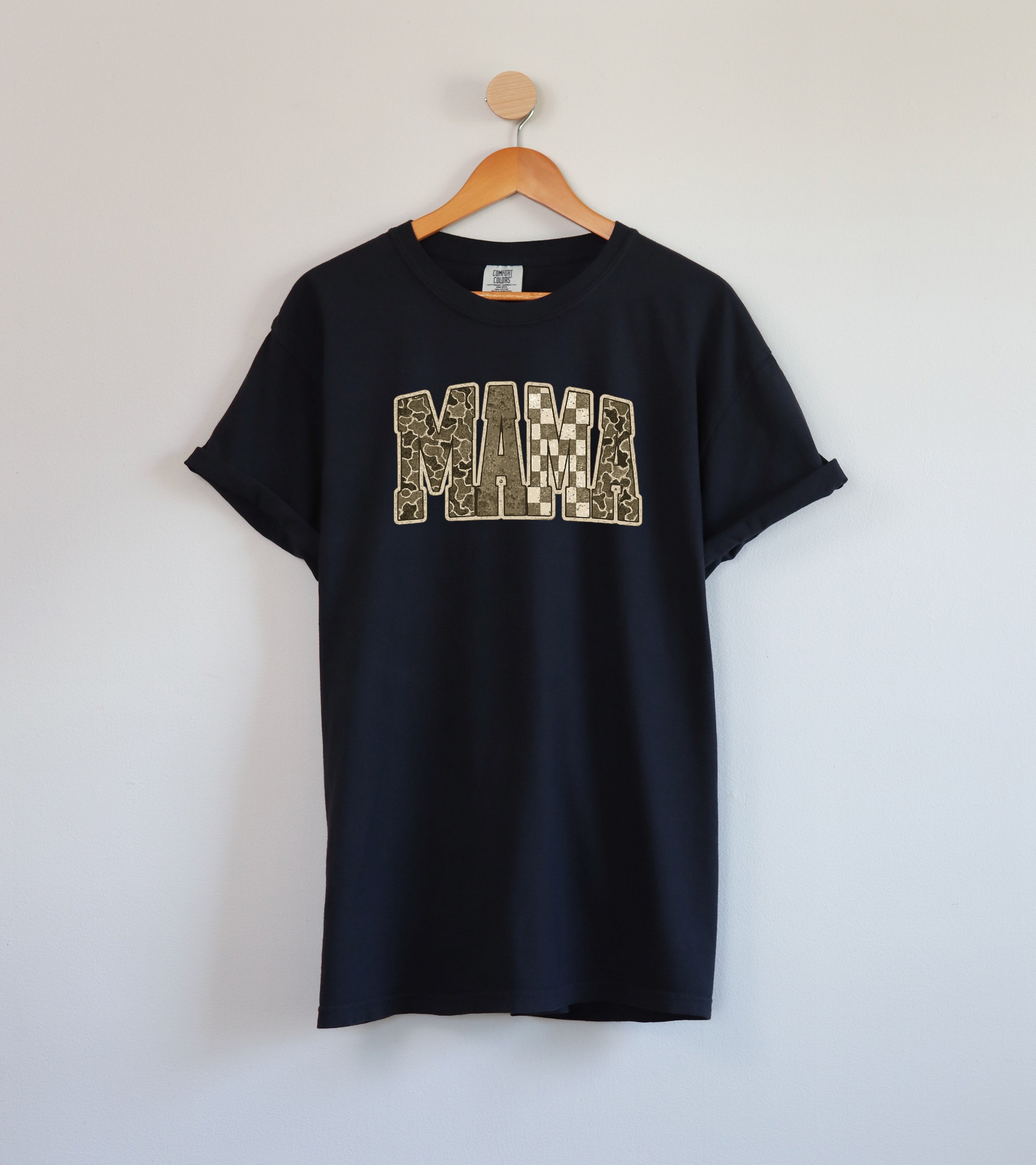 Mama Comfort Colors T Shirt (Military)