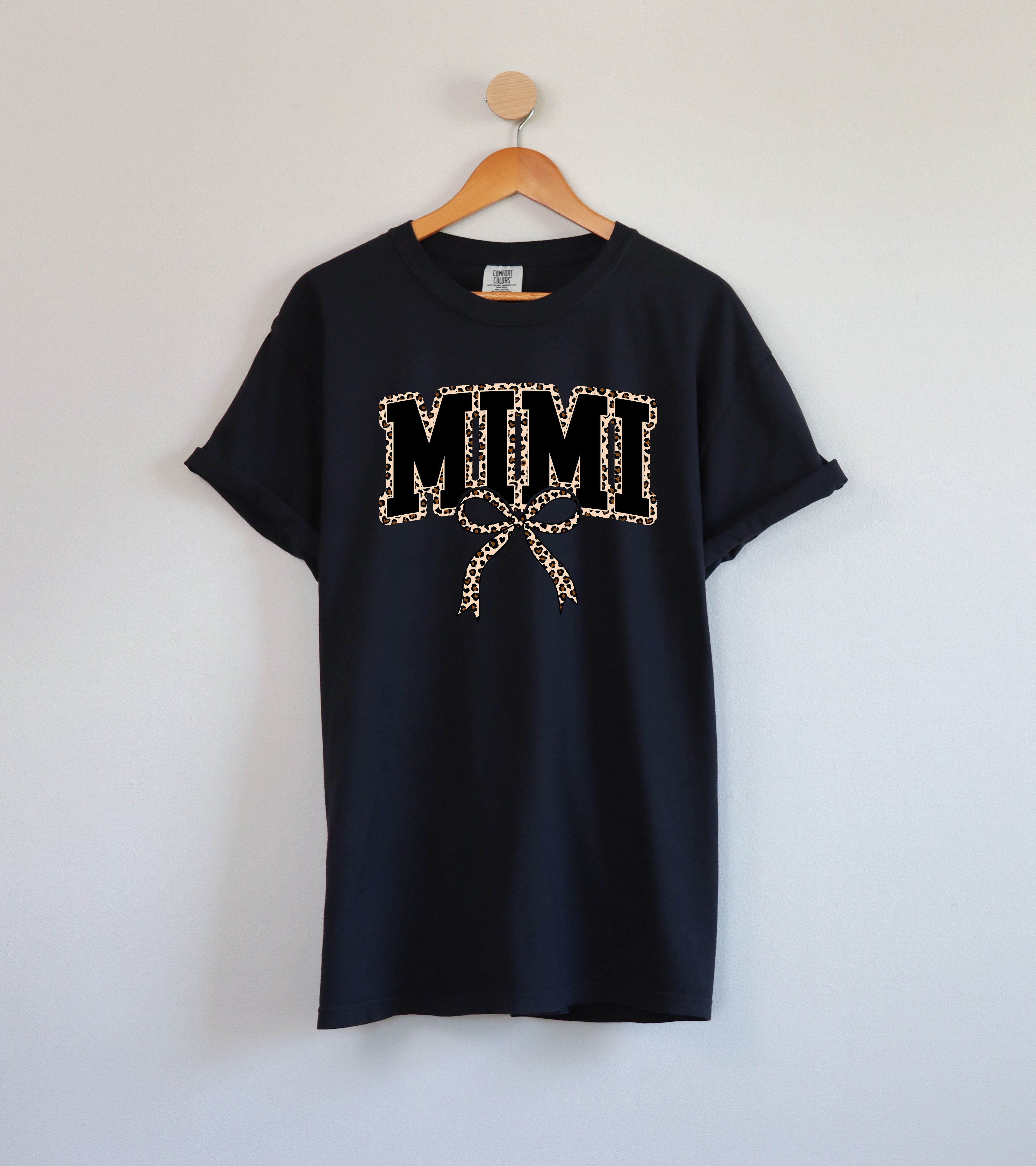 Mimi Leopard Grandma Comfort Colors Garment Dyed T Shirt