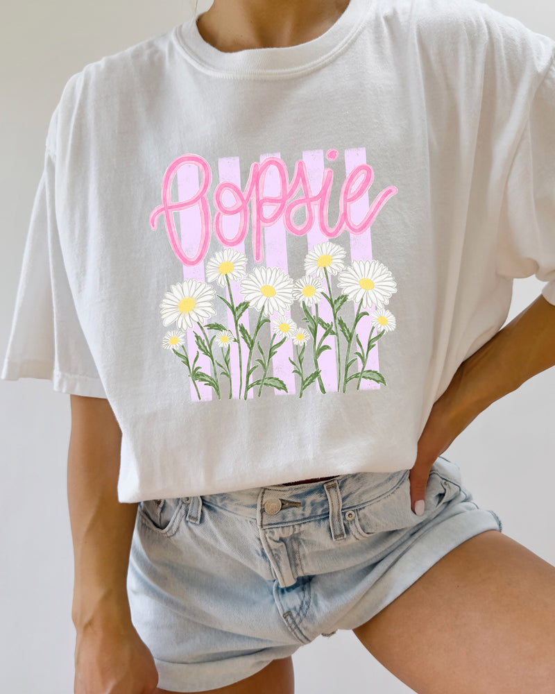 Oopsie Daisy Nature Flower Comfort Colors T Shirt Vacation Beach Lake Summer