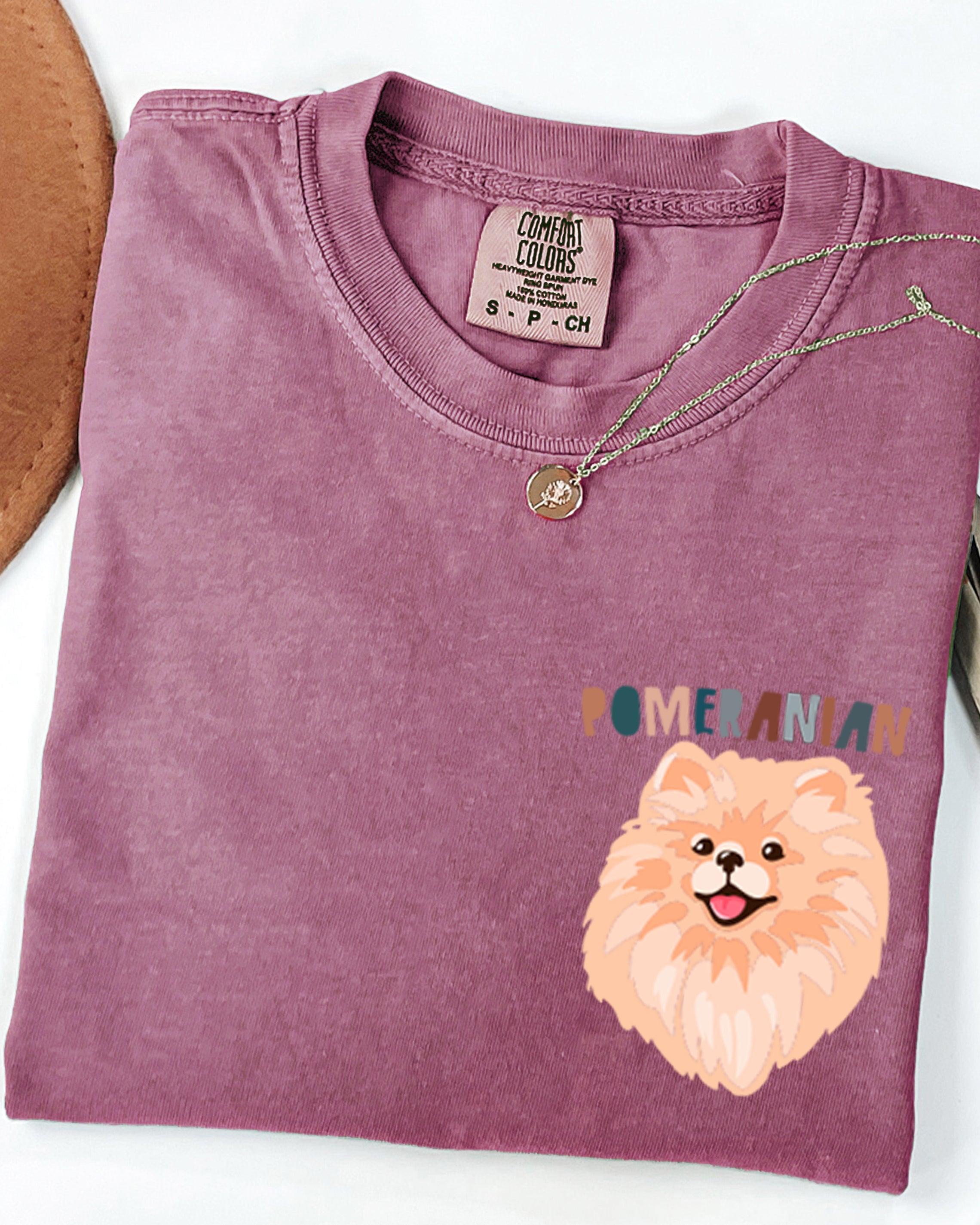 Pomeranian Dog Comfort Colors T Shirt