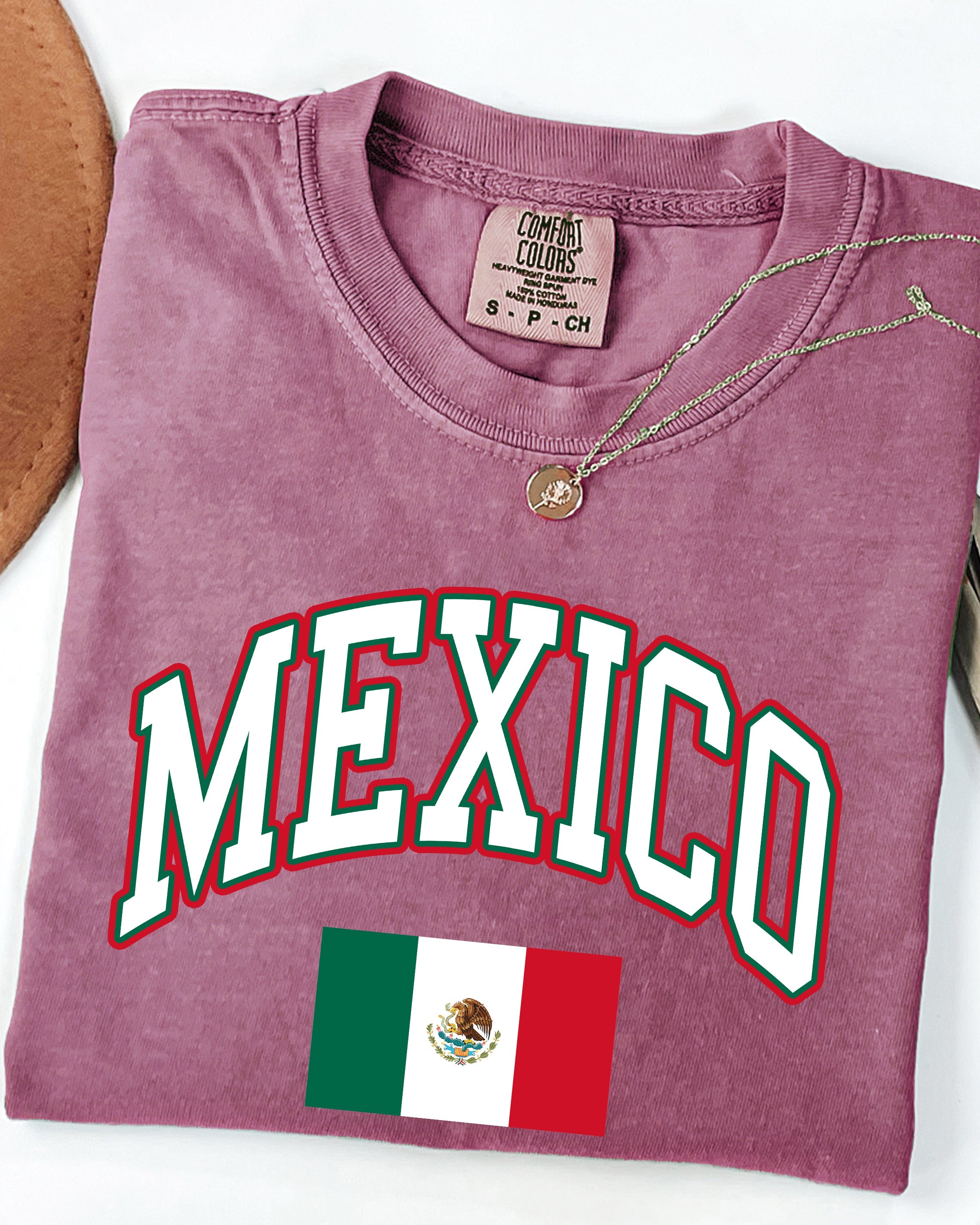 Mexico Flag Comfort Colors T Shirt