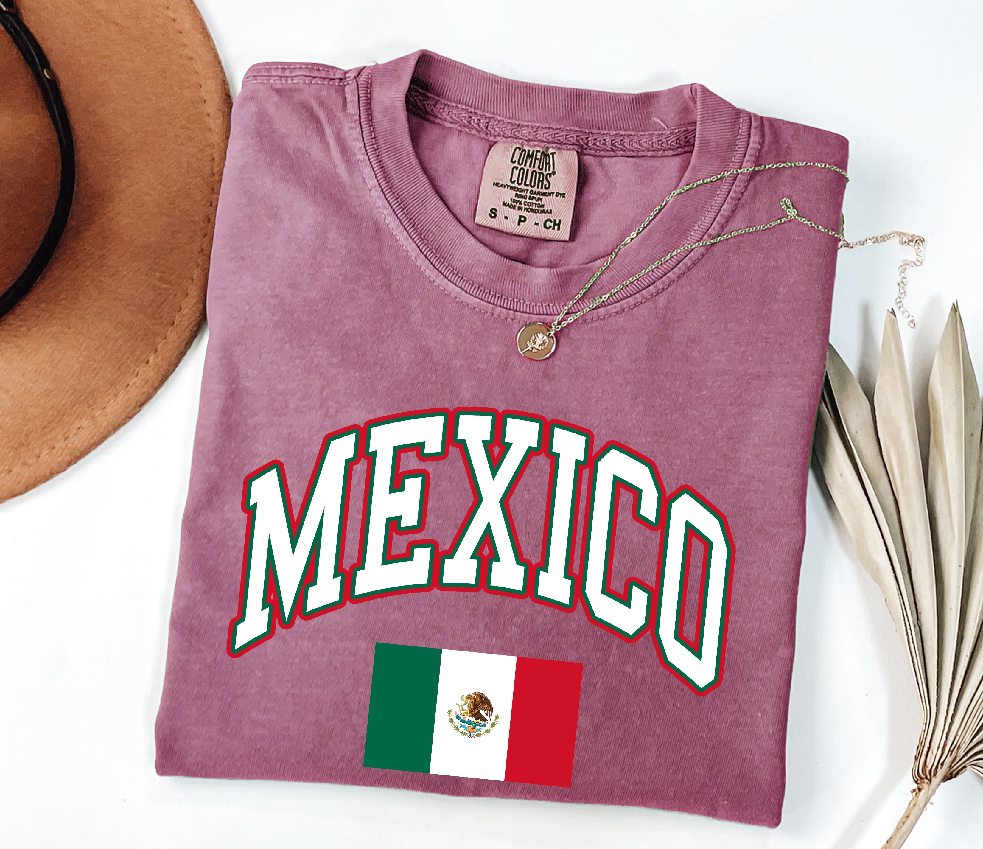 Mexico Flag Comfort Colors T Shirt