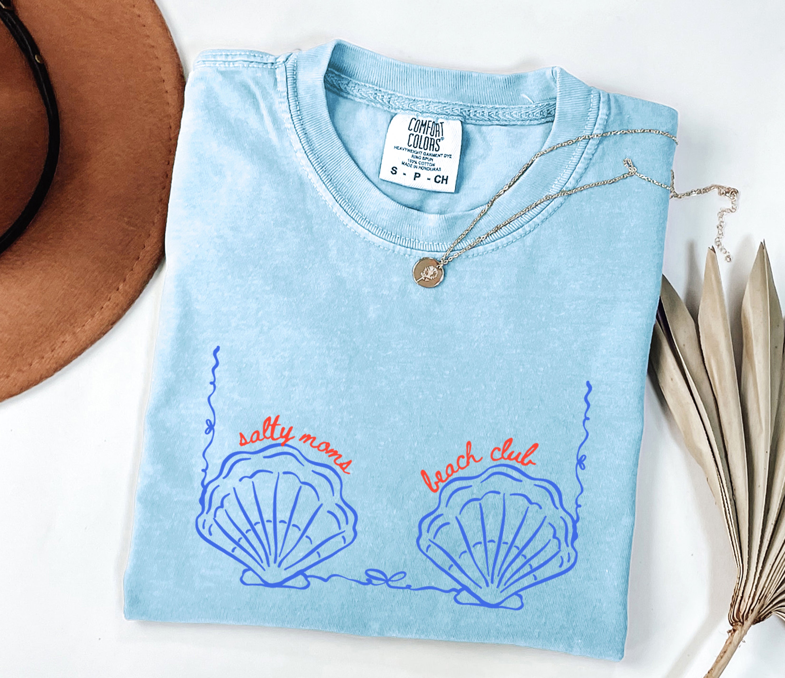 Seashell Cute Funny Beach Comfort Colors T Shirt Vacation Beach Lake Summer