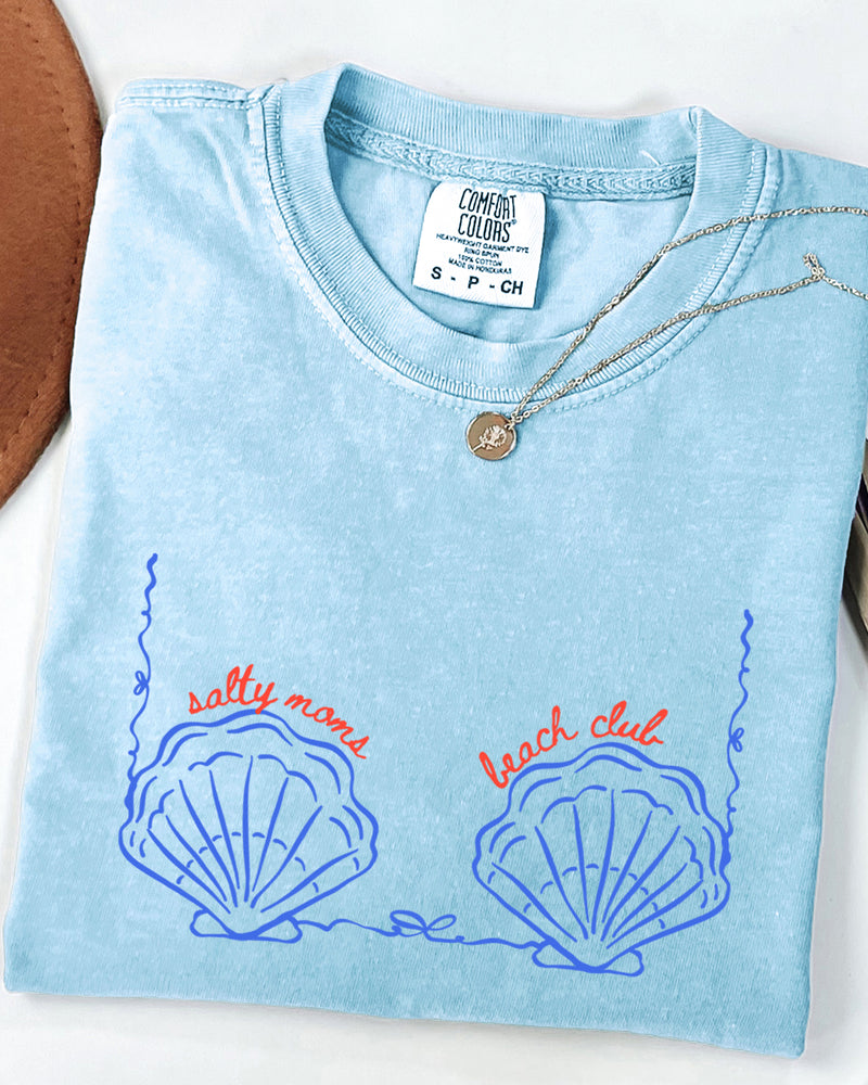 Seashell Cute Funny Beach Comfort Colors T Shirt Vacation Beach Lake Summer
