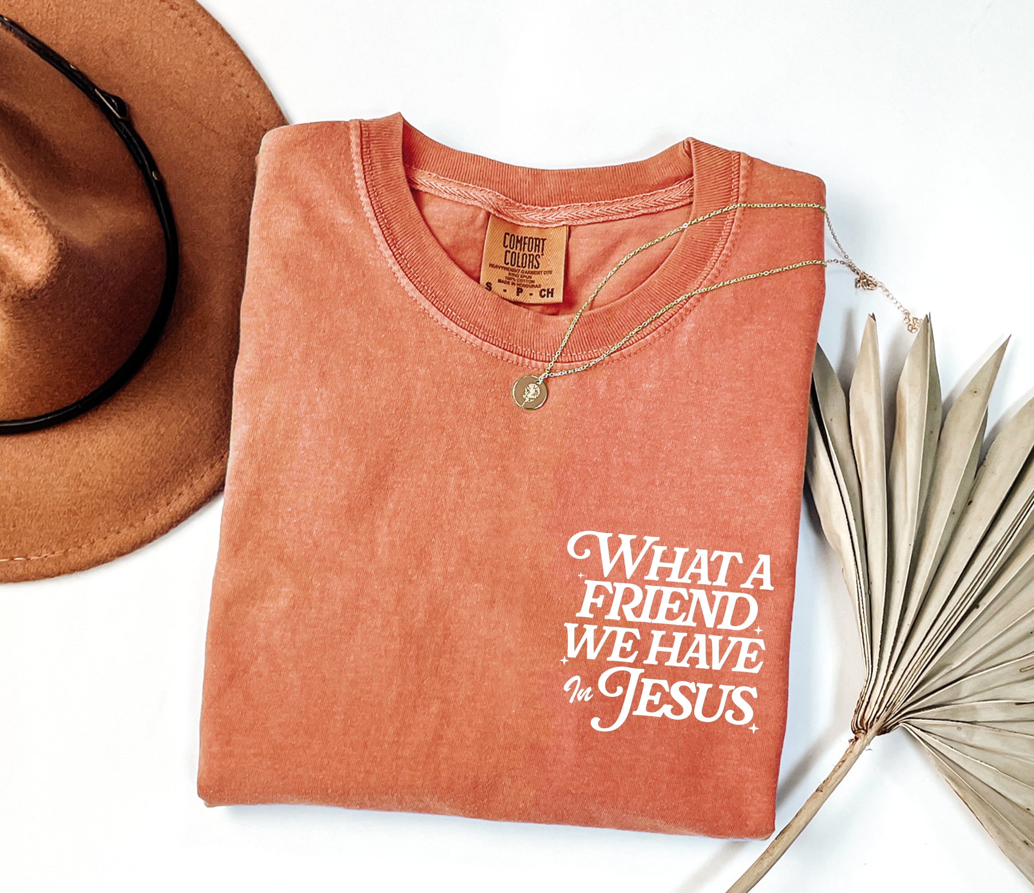 What a friend we have in Jesus Comfort Colors T Shirt Religious Jesus Bible
