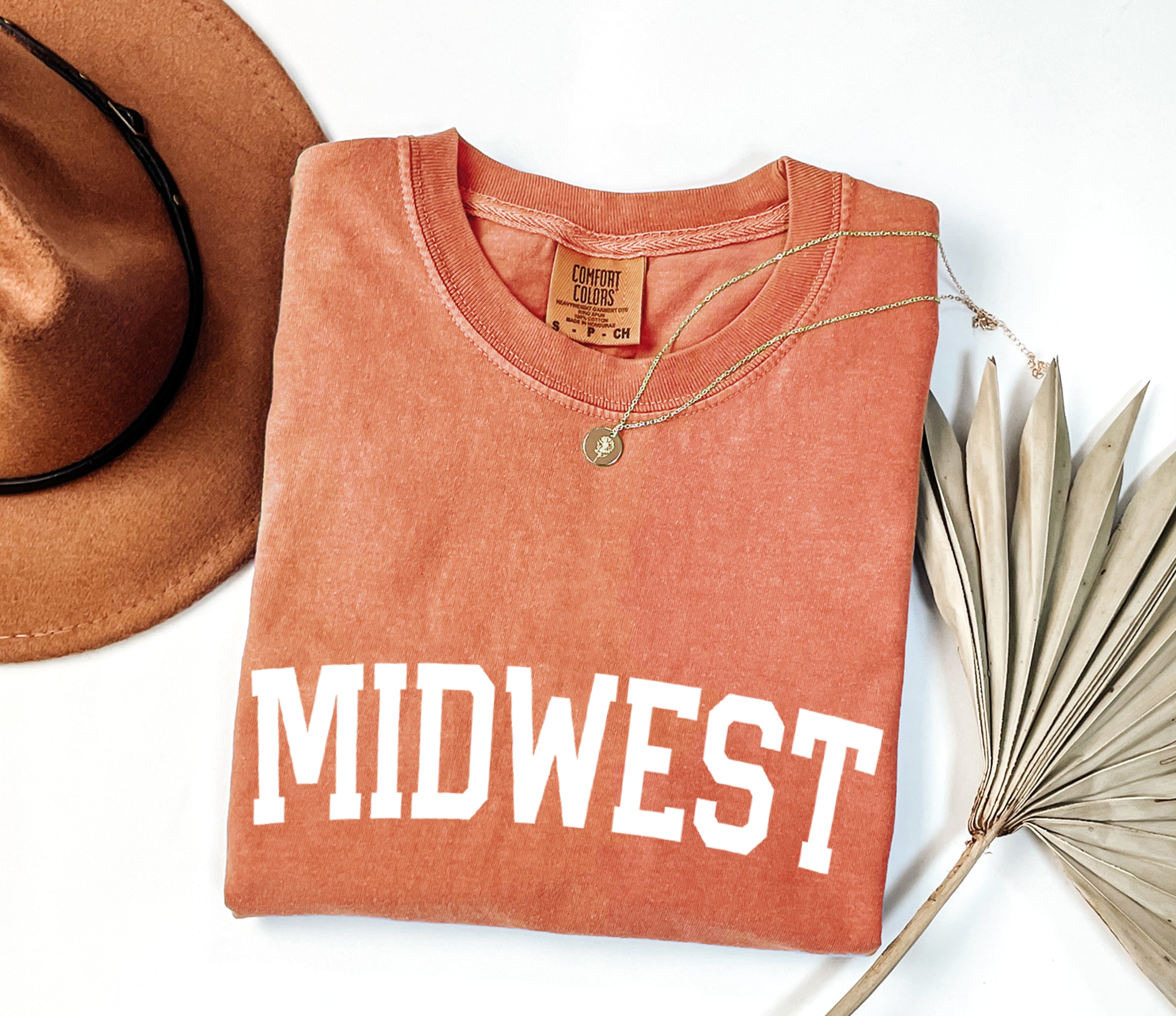 Midwest State City College Comfort Colors T Shirt Vacation Beach Lake Summer