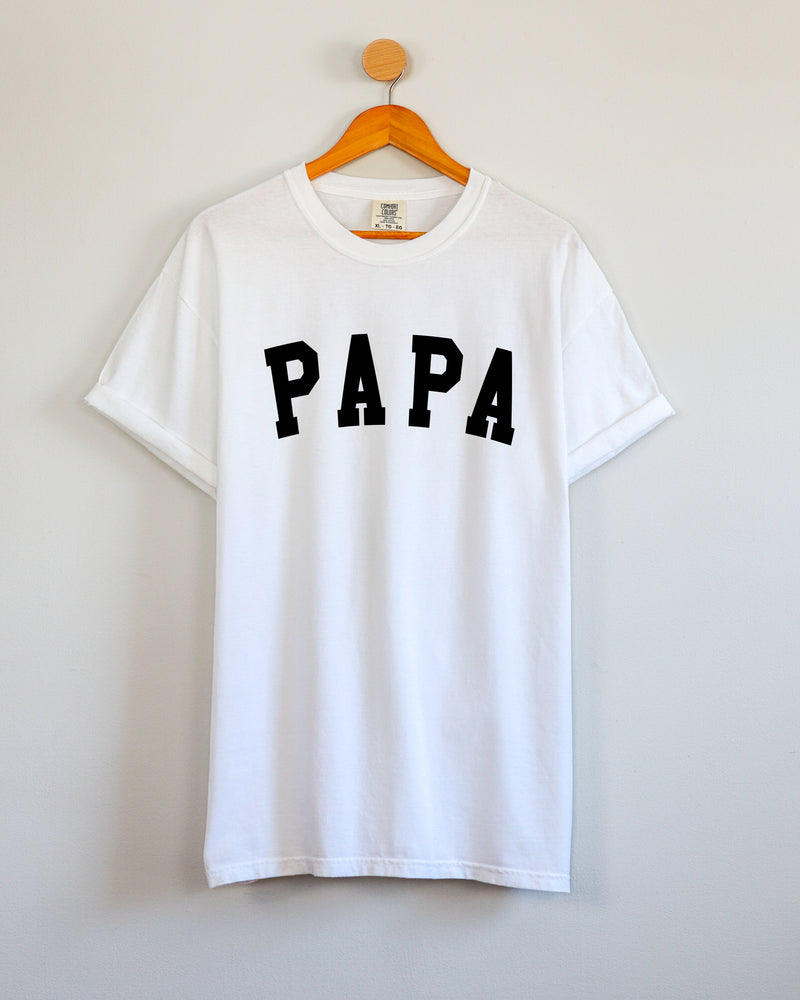 Papa Grandpa Comfort Colors 100% Cotton T Shirt Father's day (Condensed)