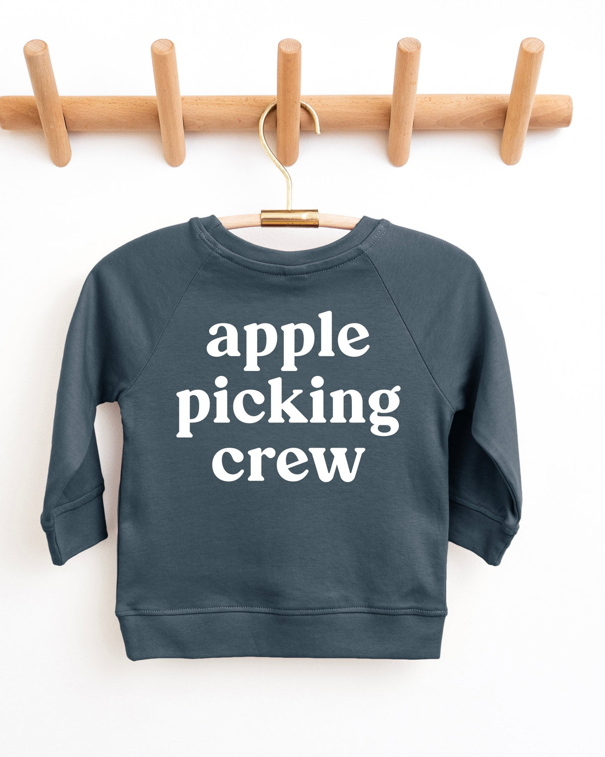 Apple Picking Crew Organic Cotton Baby and Toddler Fall and Winter Pullover