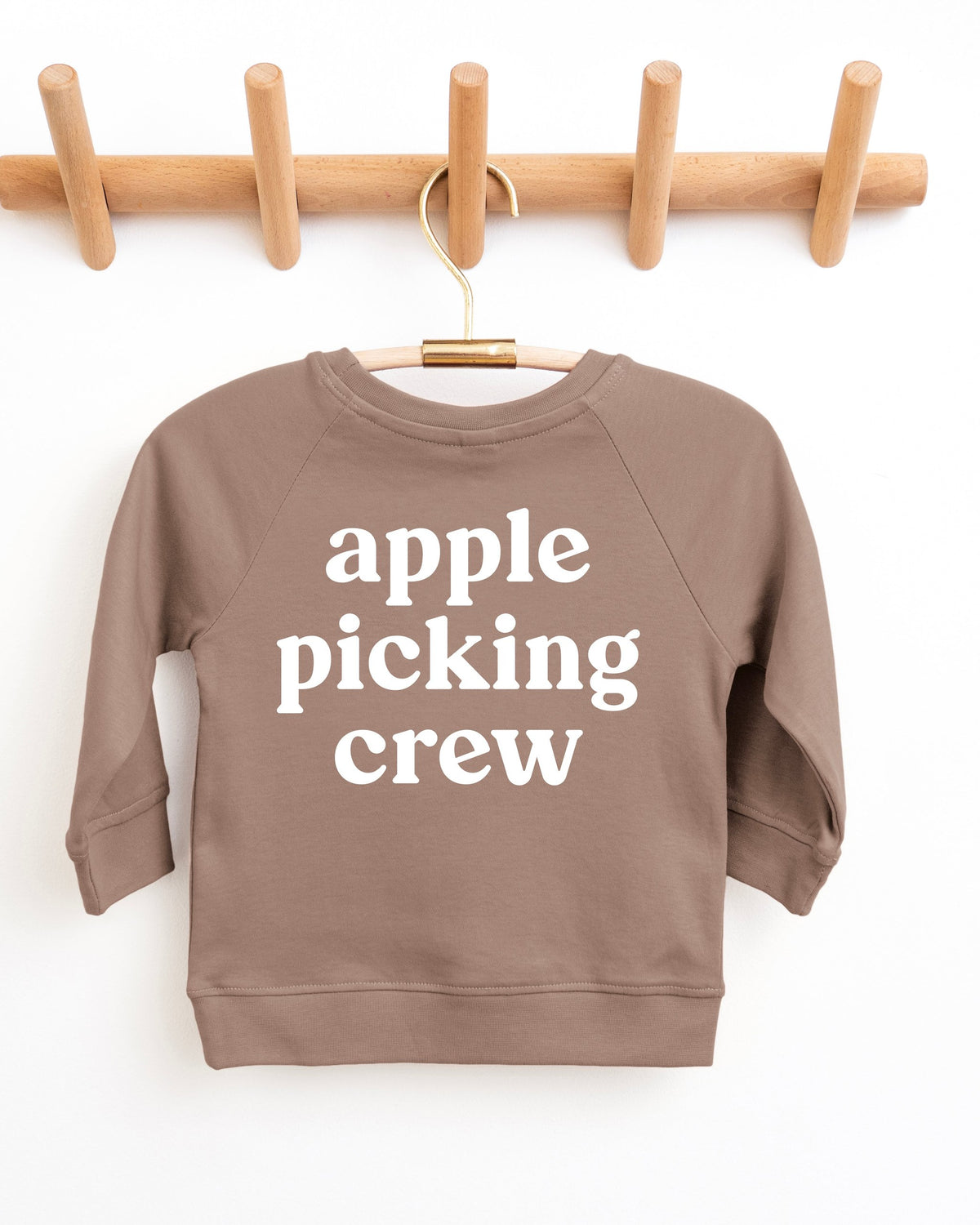 Apple Picking Crew Organic Cotton Baby and Toddler Fall and Winter Pullover