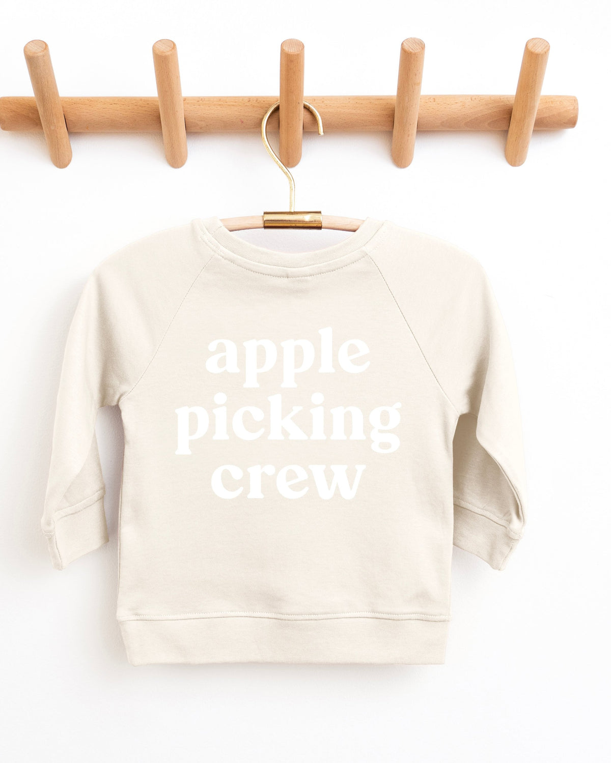 Apple Picking Crew Organic Cotton Baby and Toddler Fall and Winter Pullover