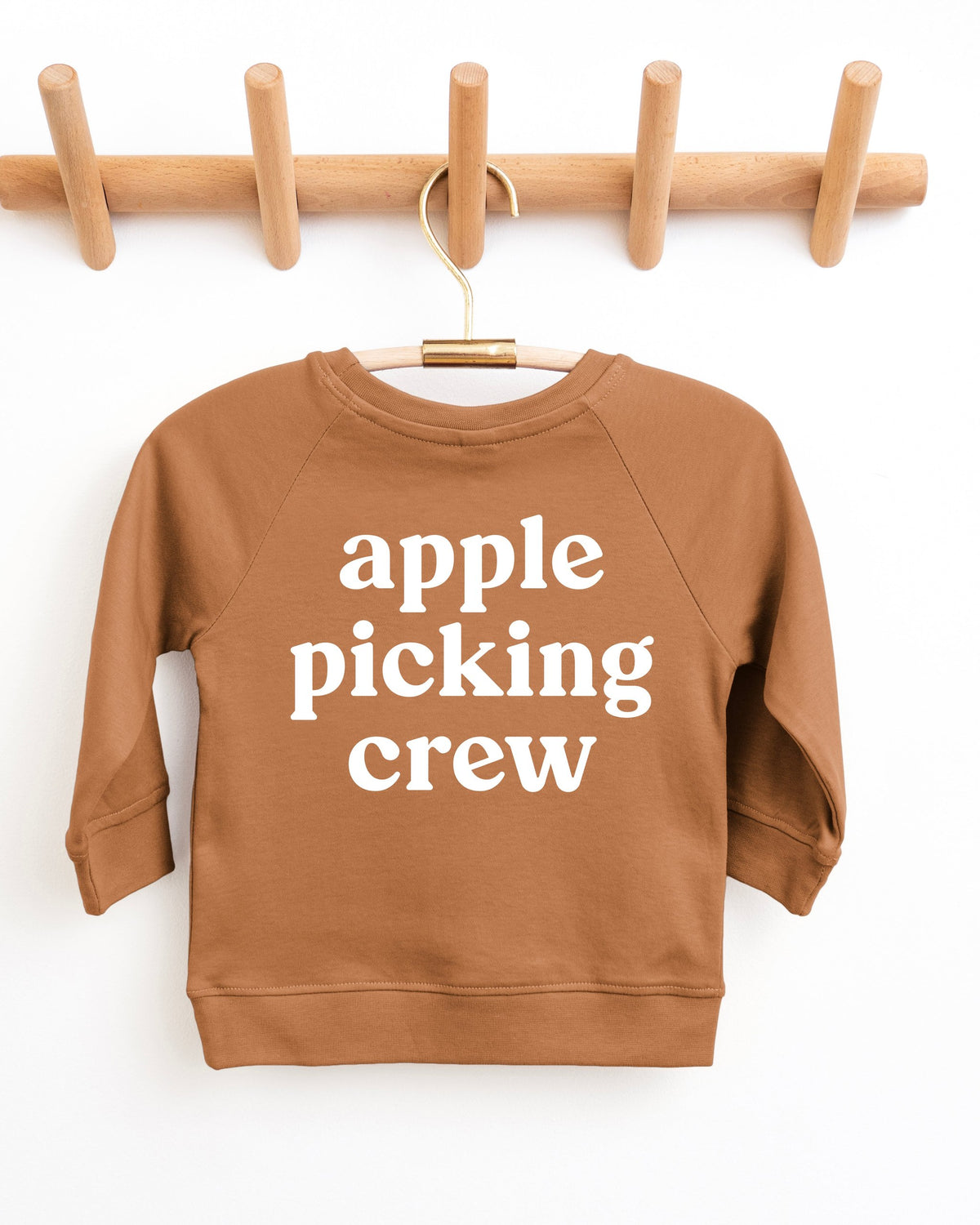 Apple Picking Crew Organic Cotton Baby and Toddler Fall and Winter Pullover