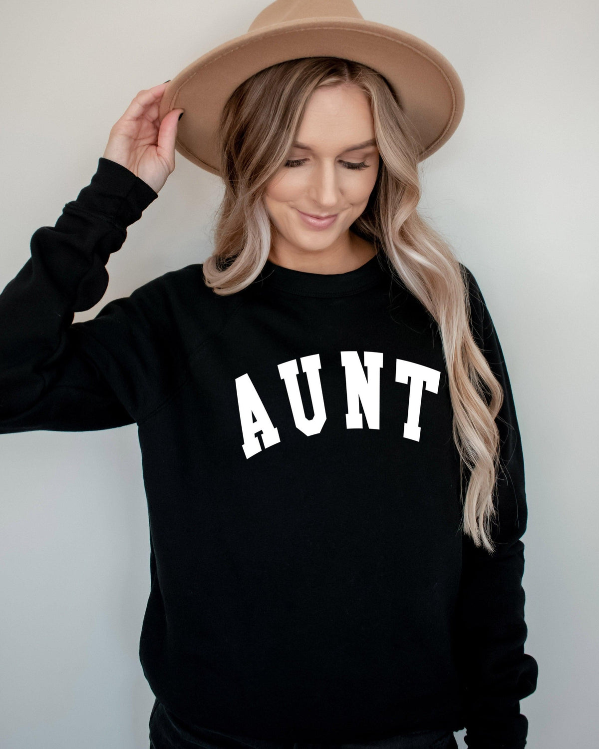 Aunt Drop Shoulder Sponge Fleece Crewneck Sweatshirt (Extended)