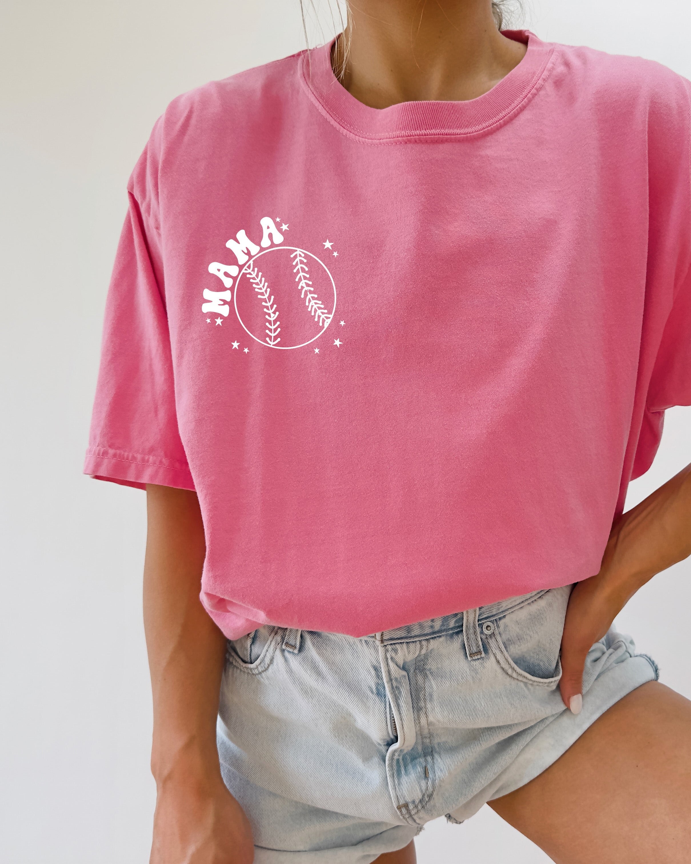 Baseball Mama Game Day Comfort Colors Graphic Tees