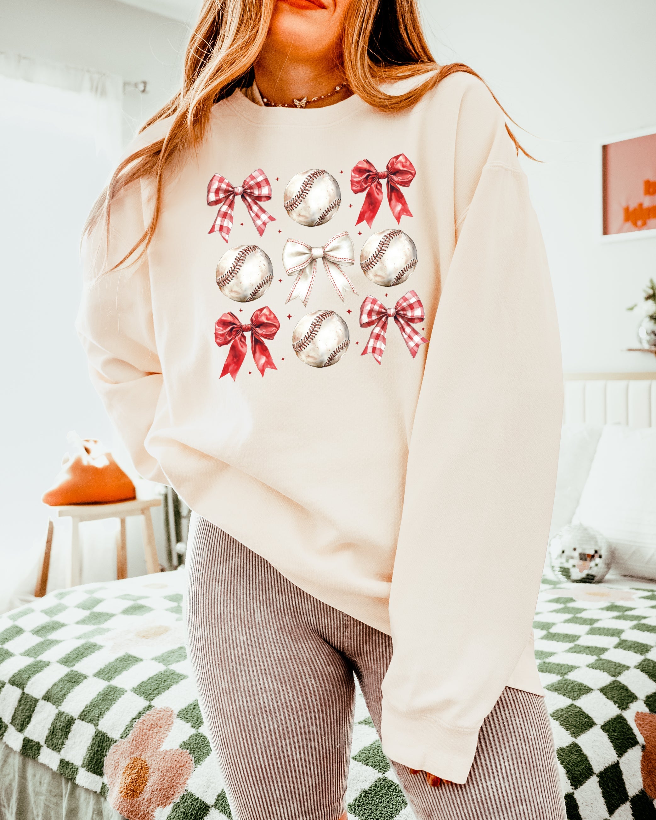 Baseball Sports MomGarment Dyed Comfort Colors Sweatshirt