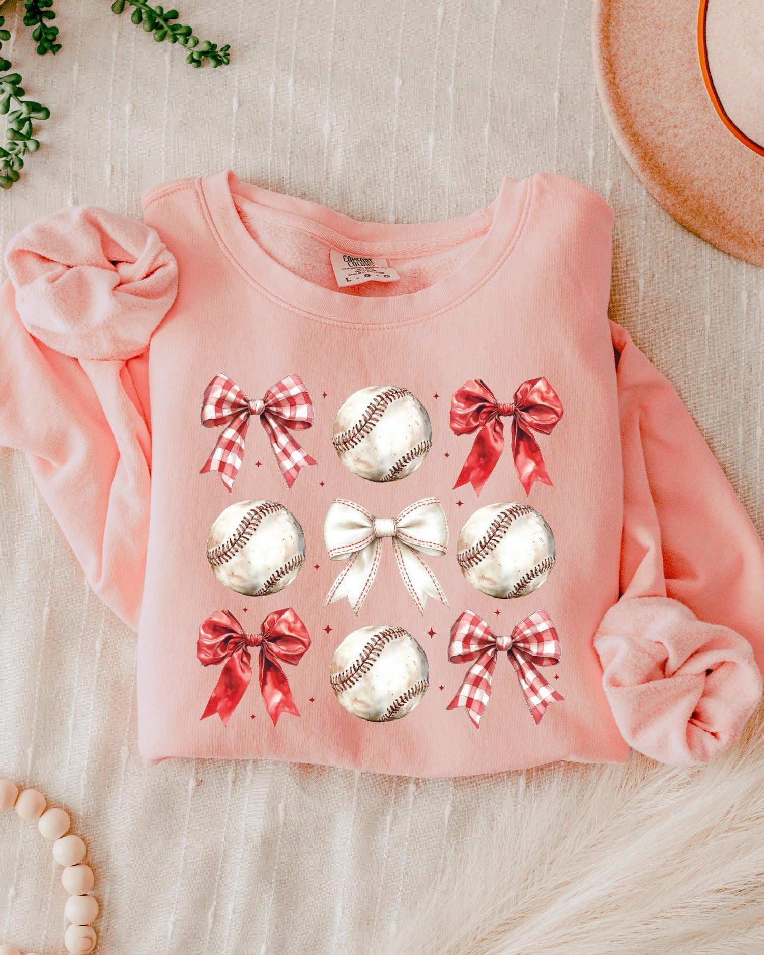 Baseball Sports MomGarment Dyed Comfort Colors Sweatshirt