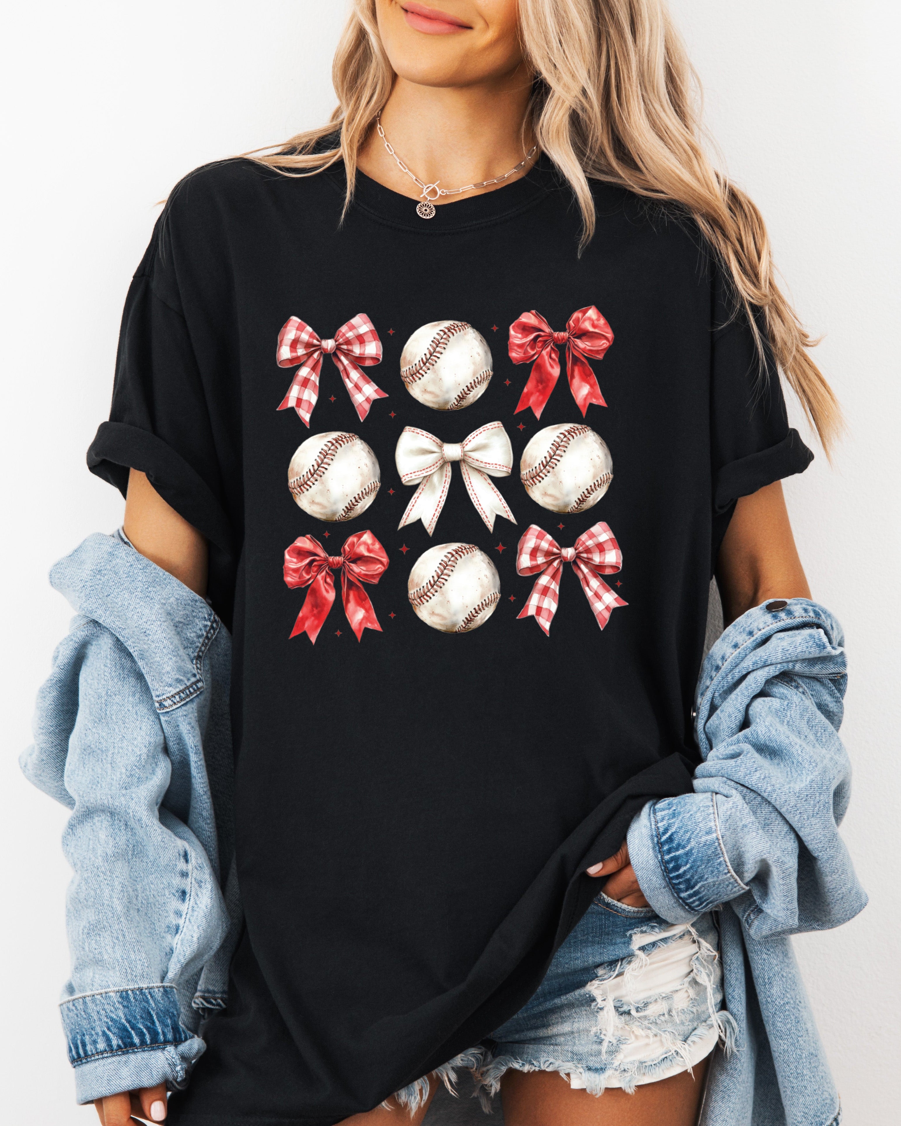 Baseball mom Game Day Comfort Colors Graphic Tees (9 baseball graphics)