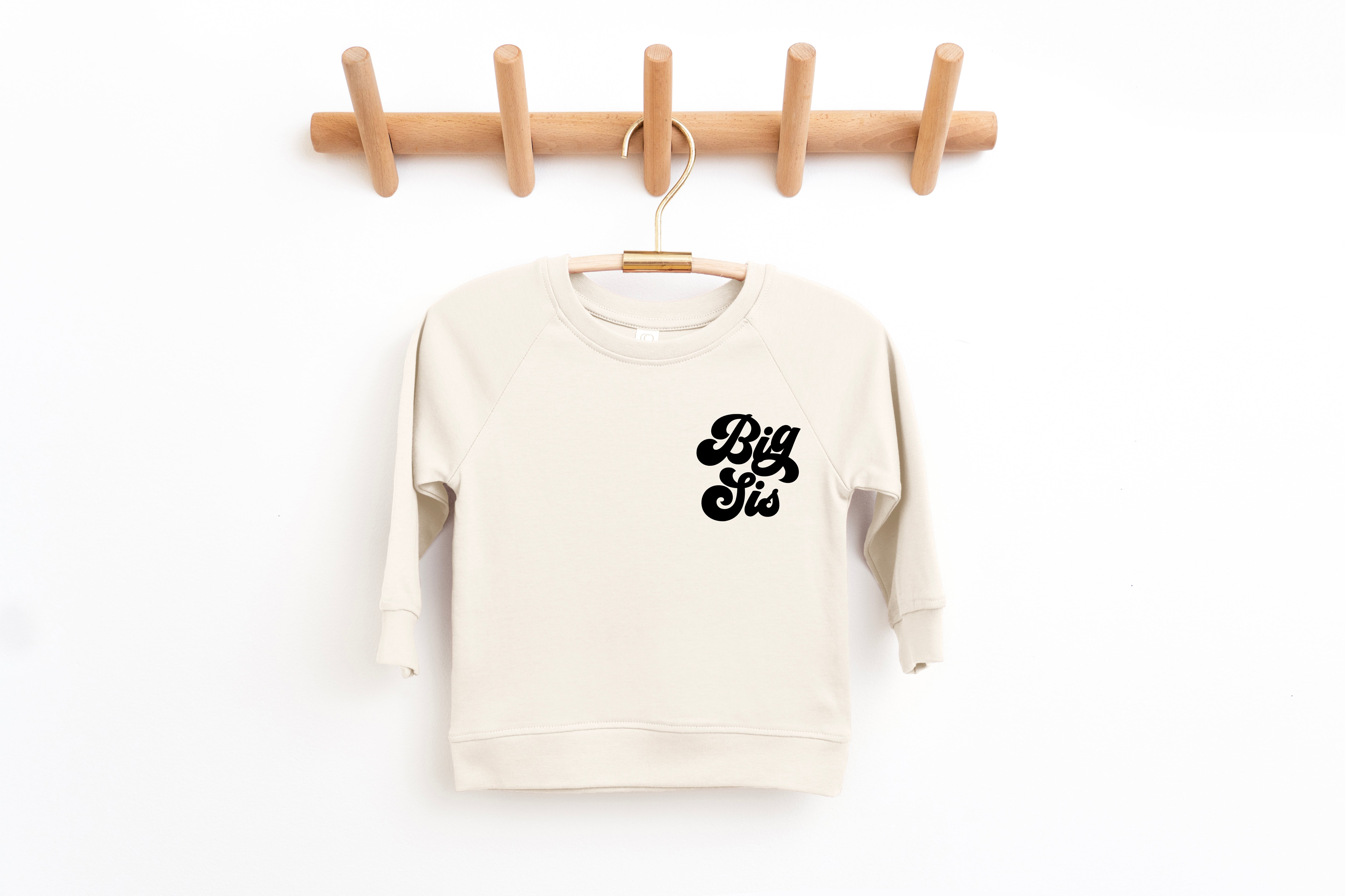 Big Sis Pocket Organic cotton Pullover (Groovy)