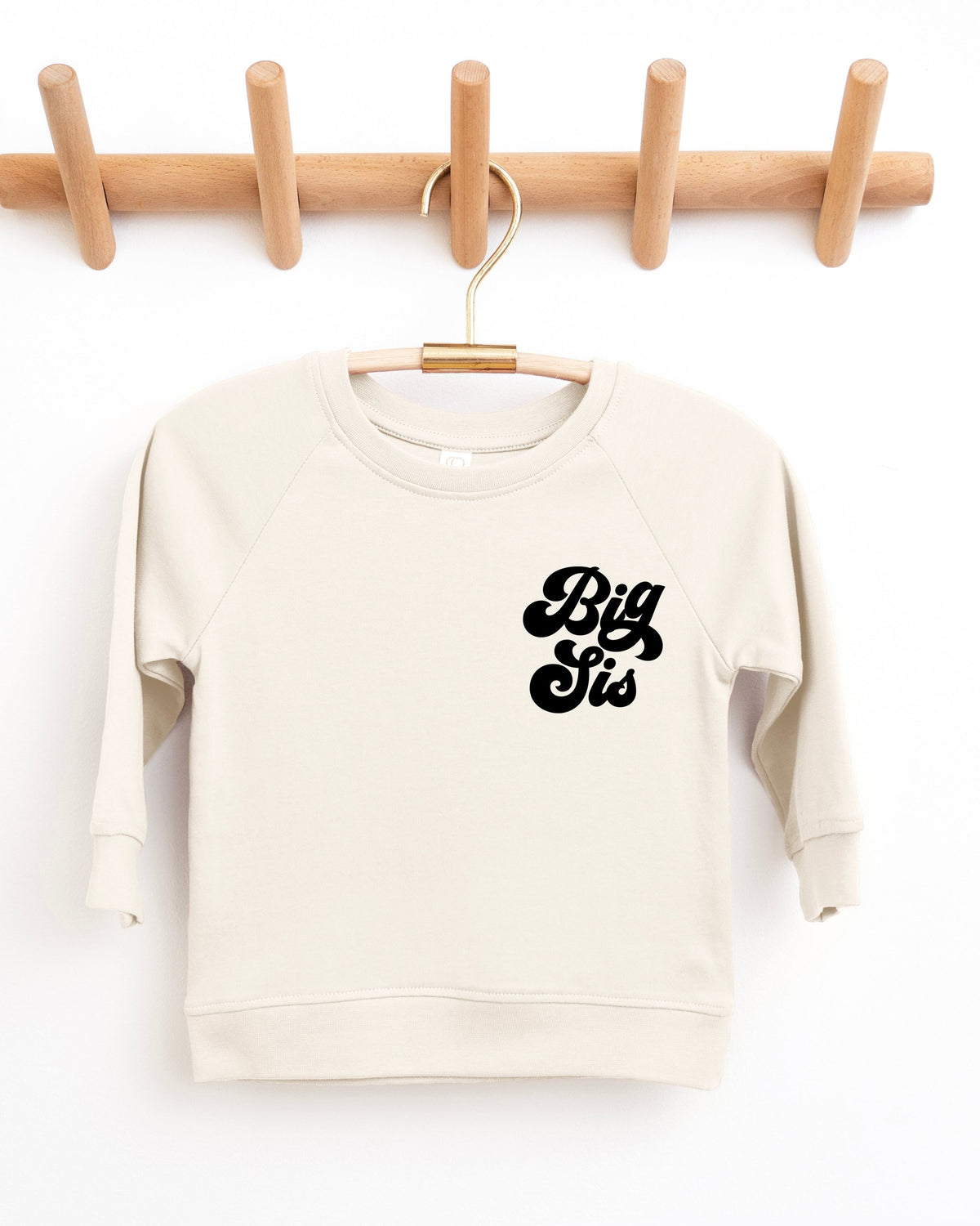 Big Sis Pocket Organic cotton Pullover (Groovy)