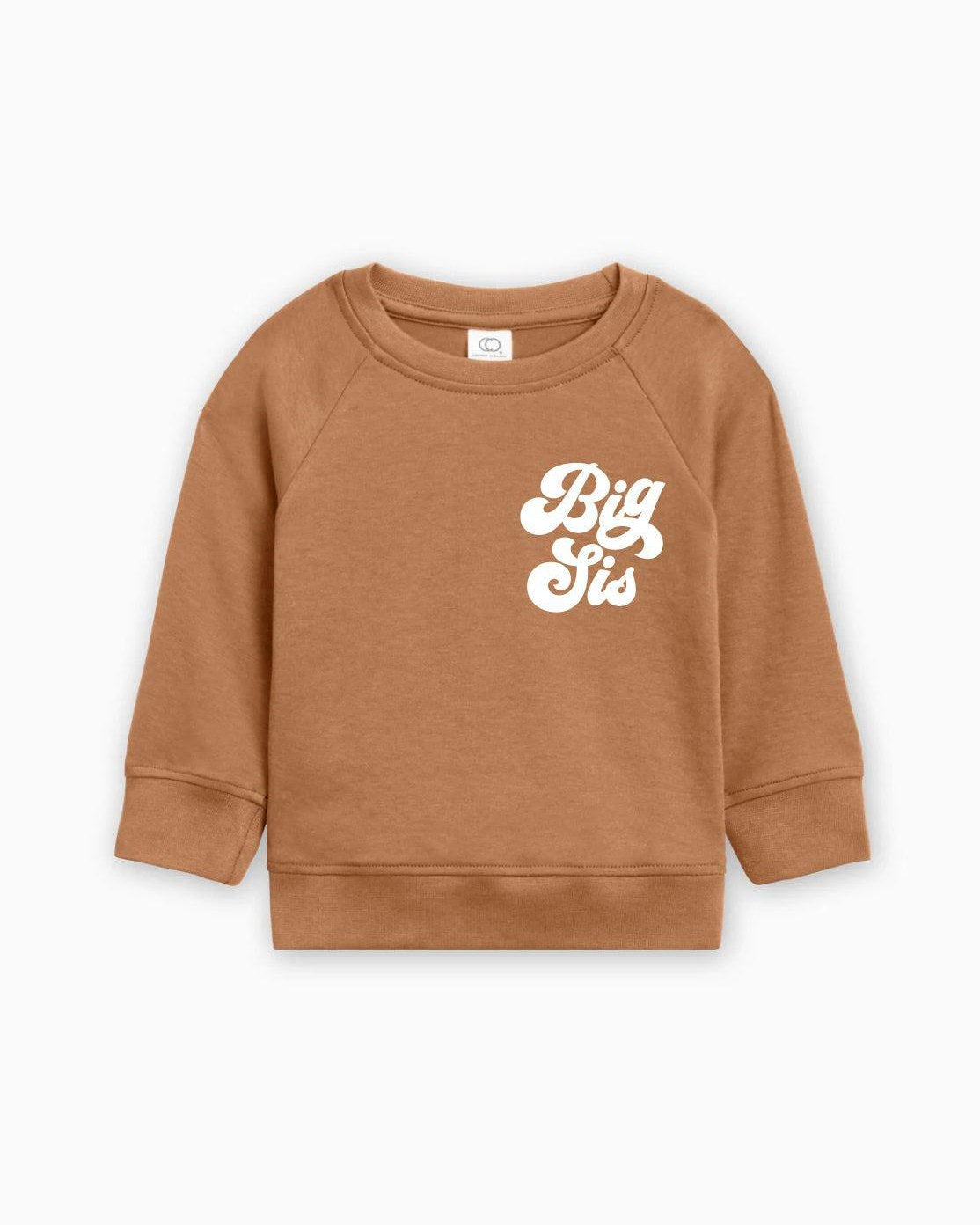 Big Sis Pocket Organic cotton Pullover (Groovy)