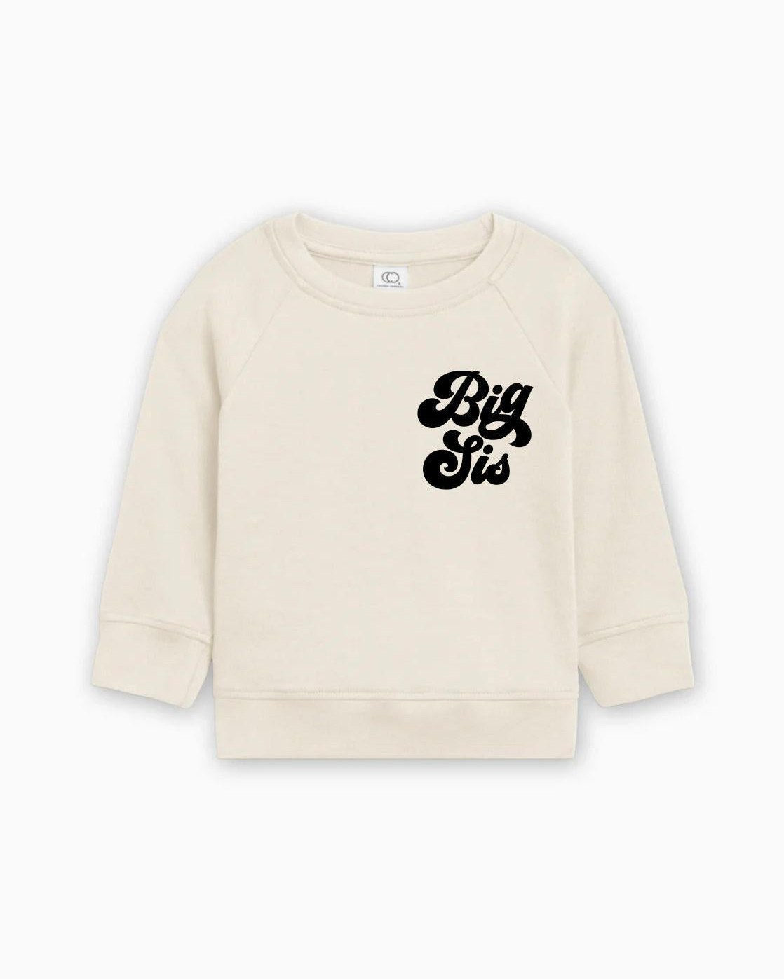 Big Sis Pocket Organic cotton Pullover (Groovy)