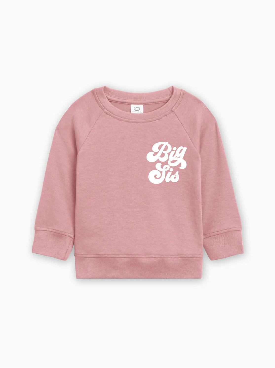 Big Sis Pocket Organic cotton Pullover (Groovy)