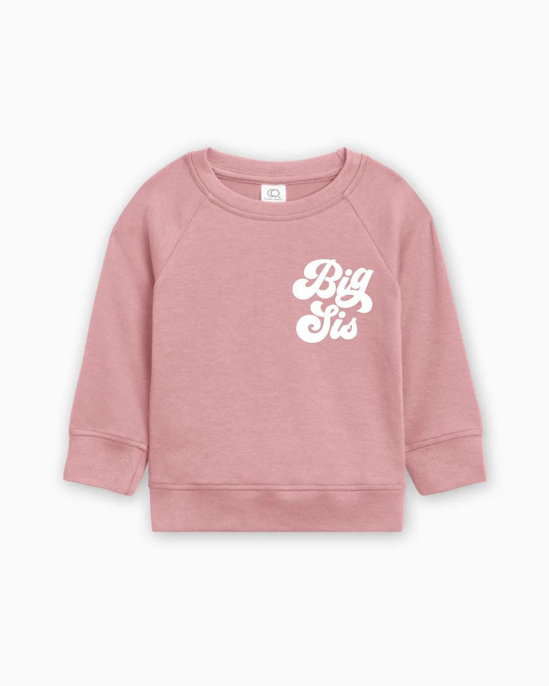 Big Sis Pocket Organic cotton Pullover (Groovy)