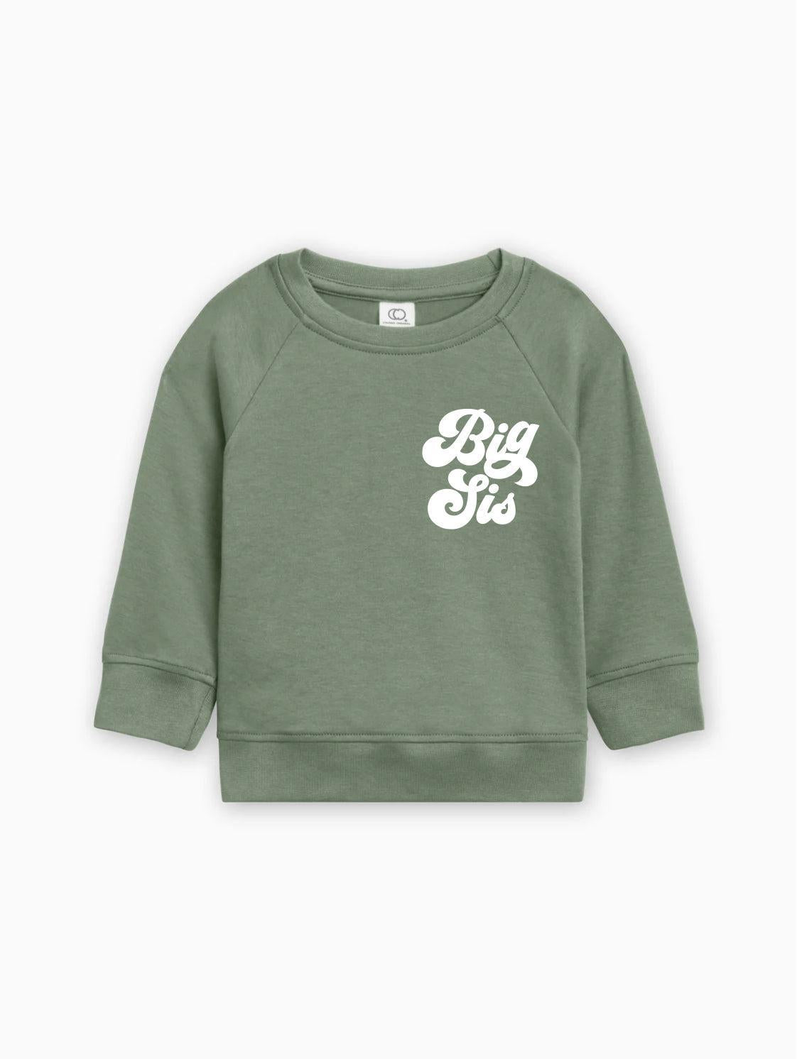 Big Sis Pocket Organic cotton Pullover (Groovy)
