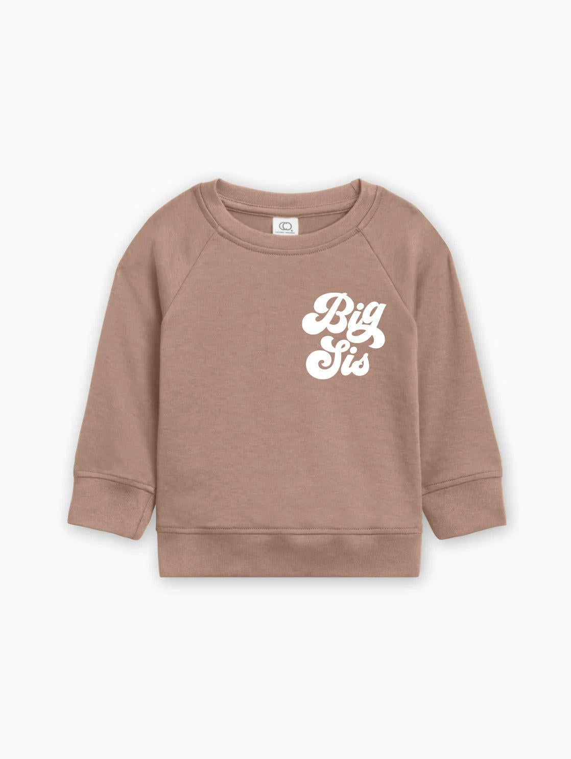 Big Sis Pocket Organic cotton Pullover (Groovy)
