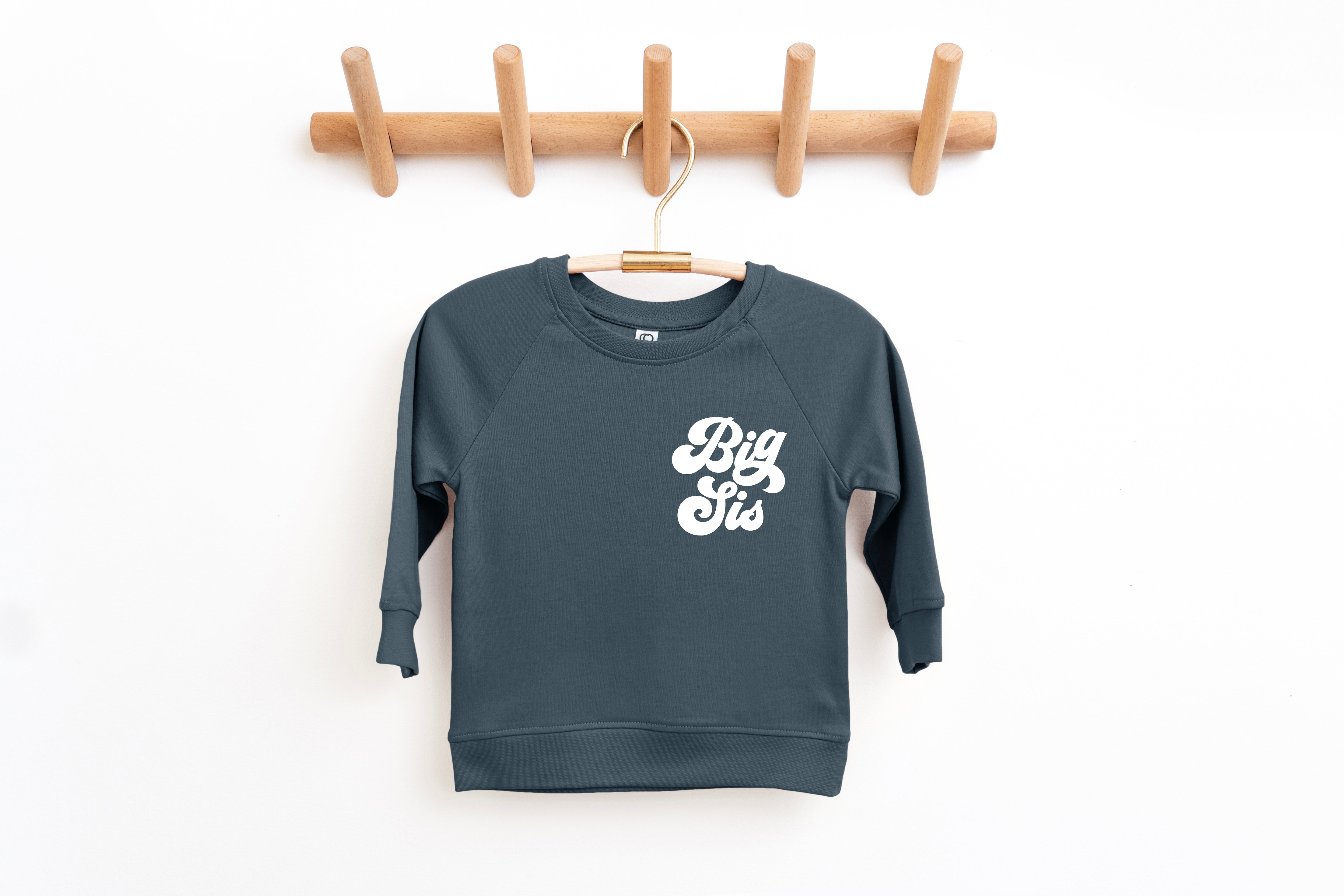 Big Sis Pocket Organic cotton Pullover (Groovy)