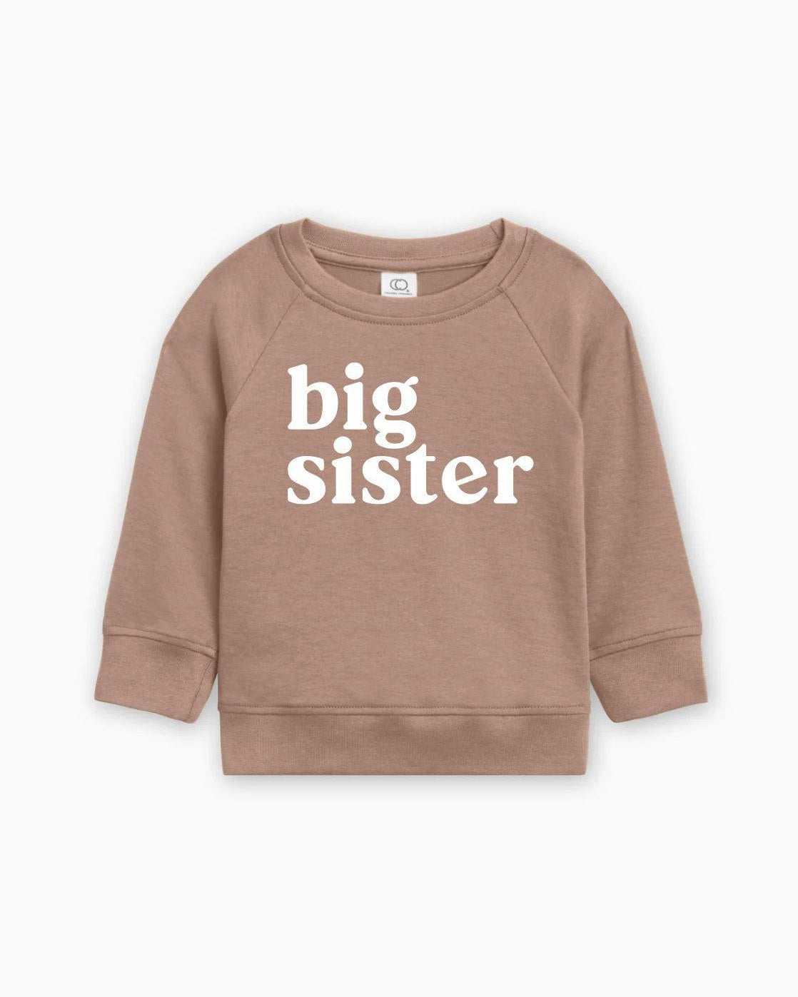 Big Sister Organic Cotton Pullover (Serif)