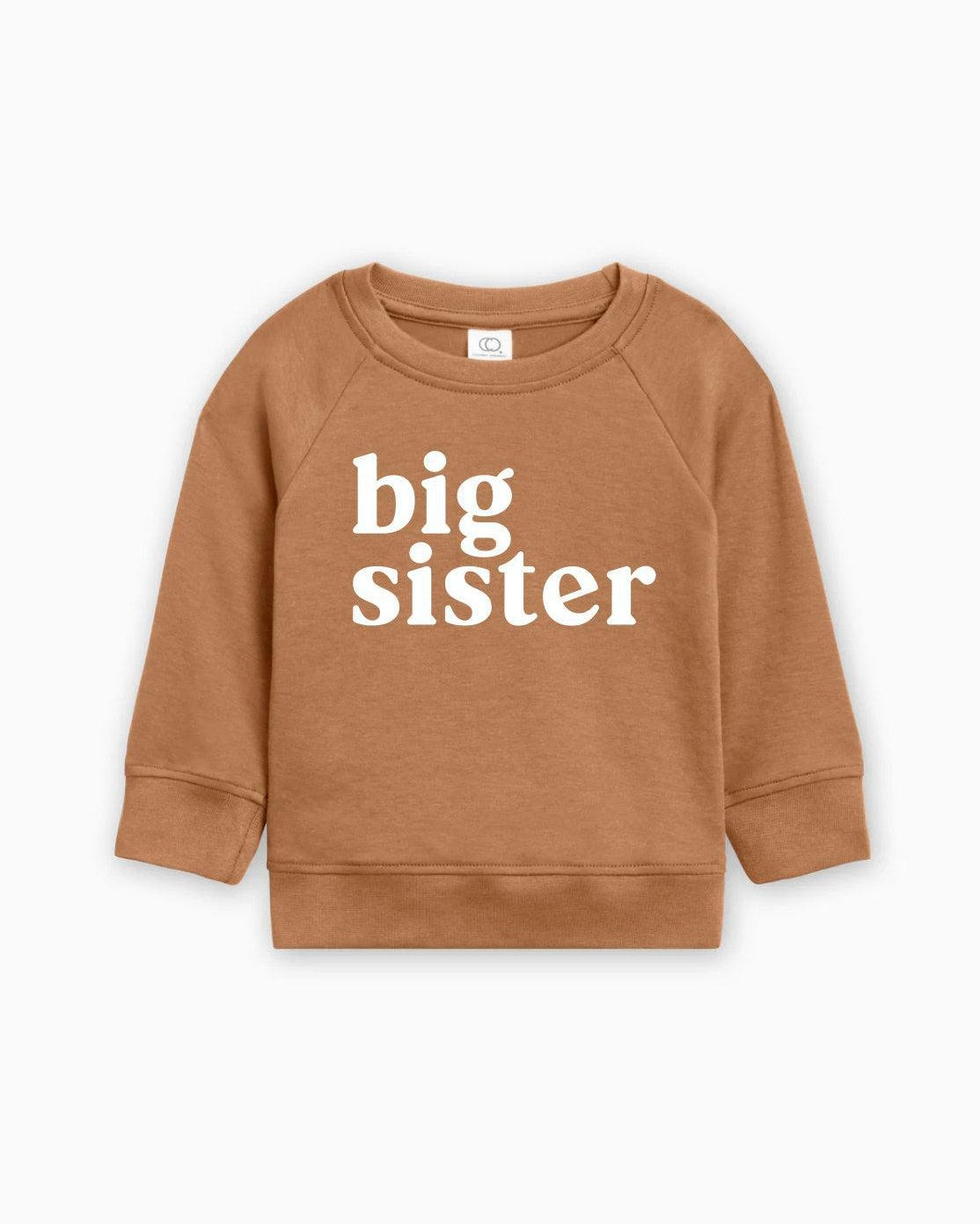 Big Sister Organic Cotton Pullover (Serif)