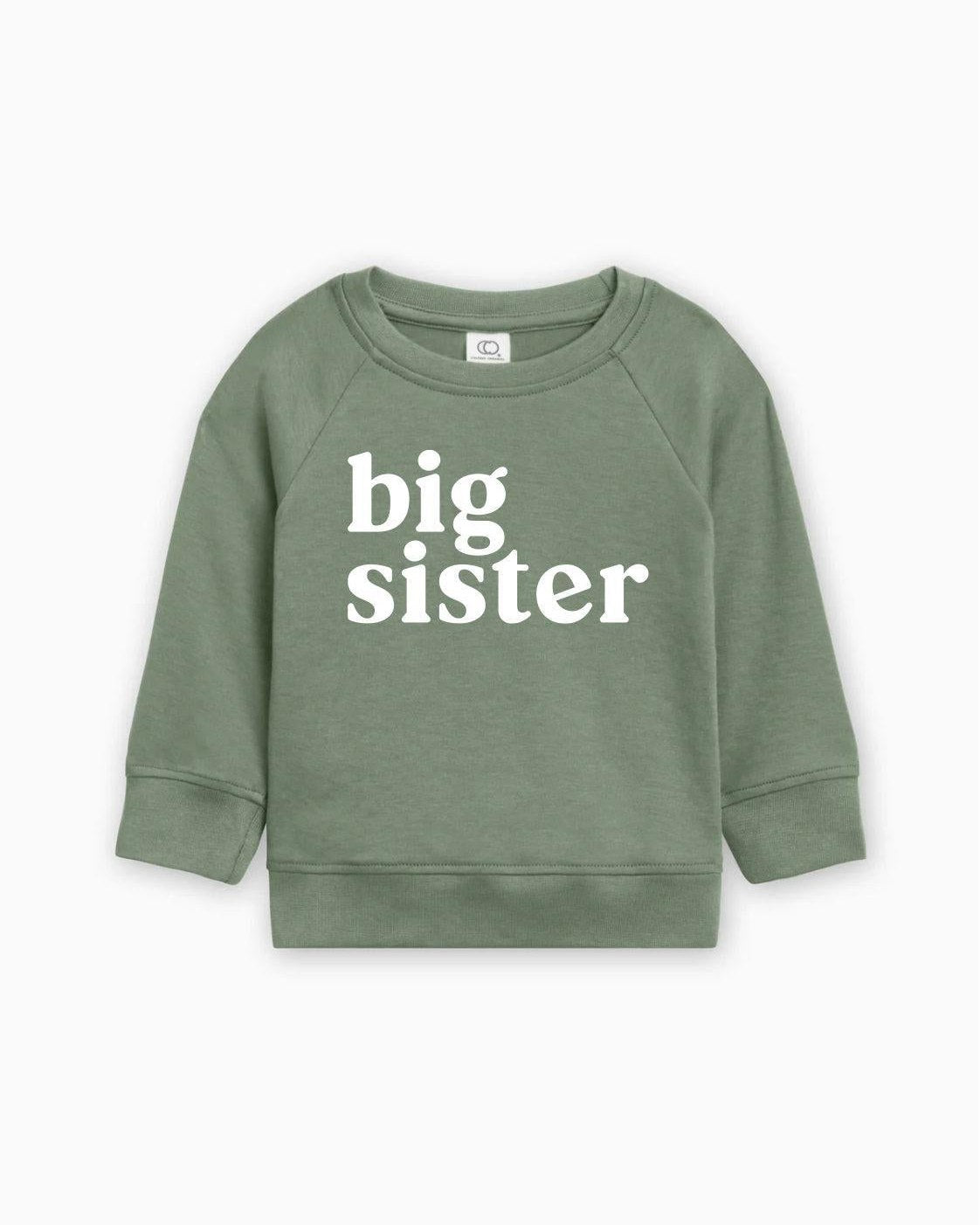 Big Sister Organic Cotton Pullover (Serif)