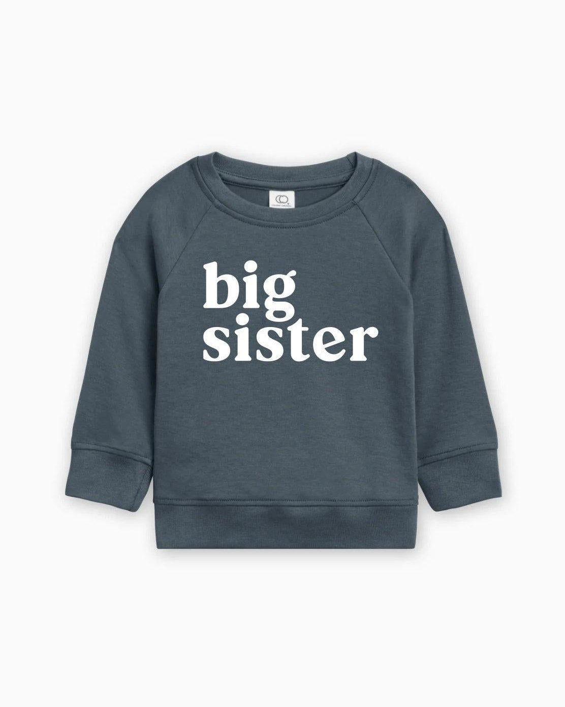 Big Sister Organic Cotton Pullover (Serif)
