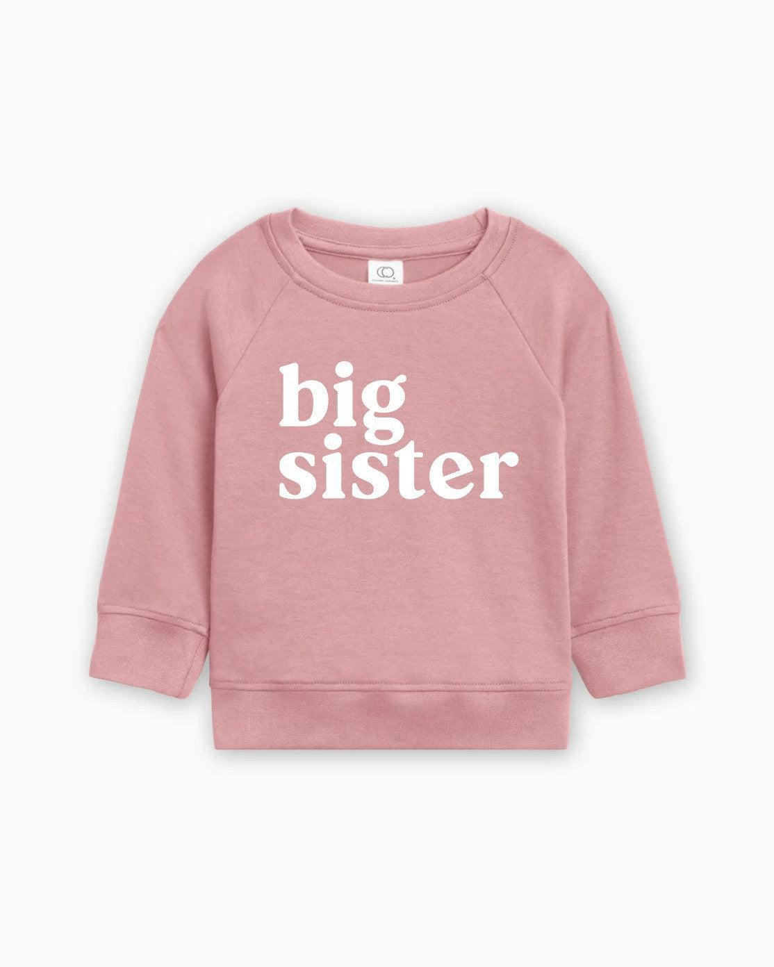Big Sister Organic Cotton Pullover (Serif)