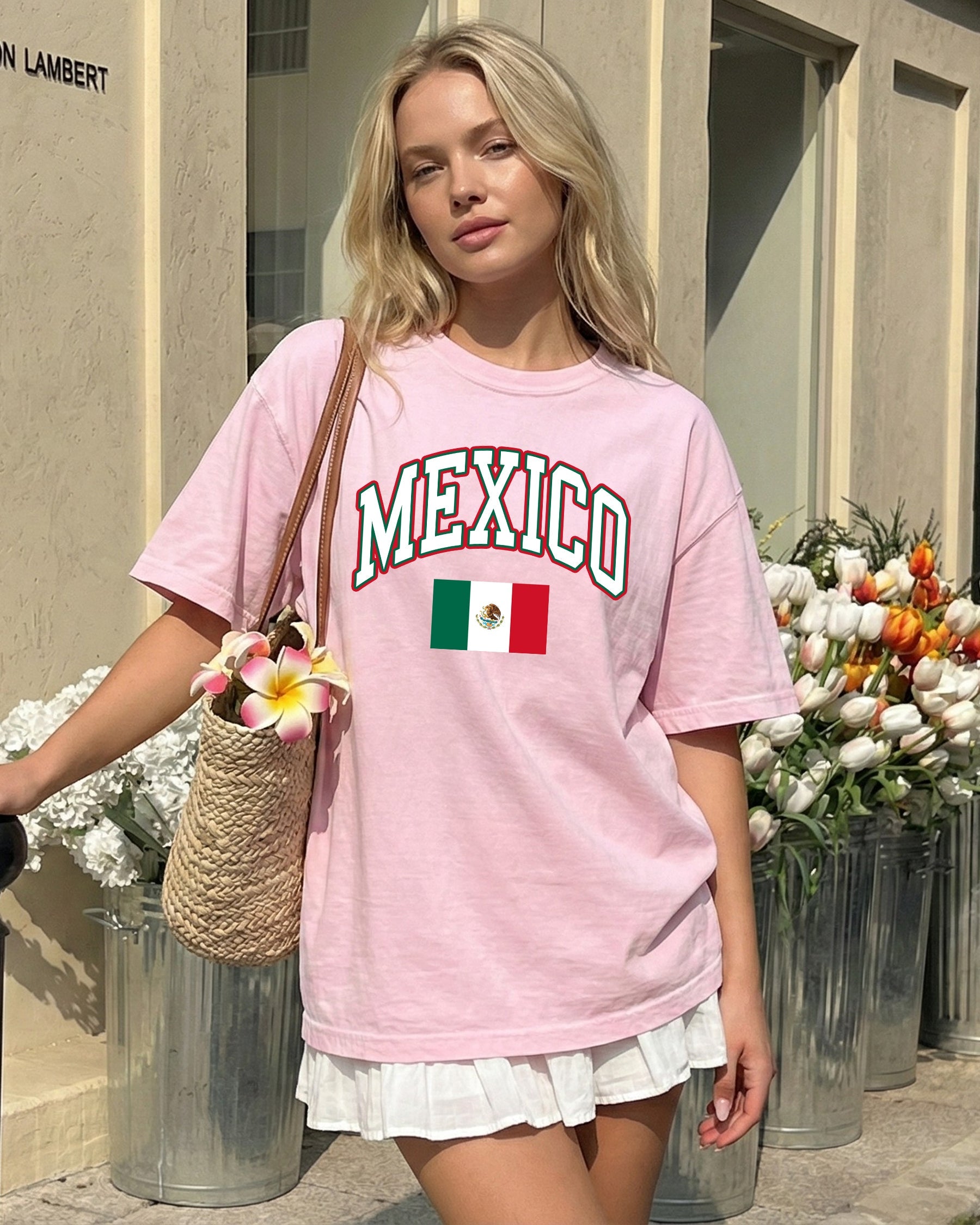 Mexico Flag Comfort Colors T Shirt