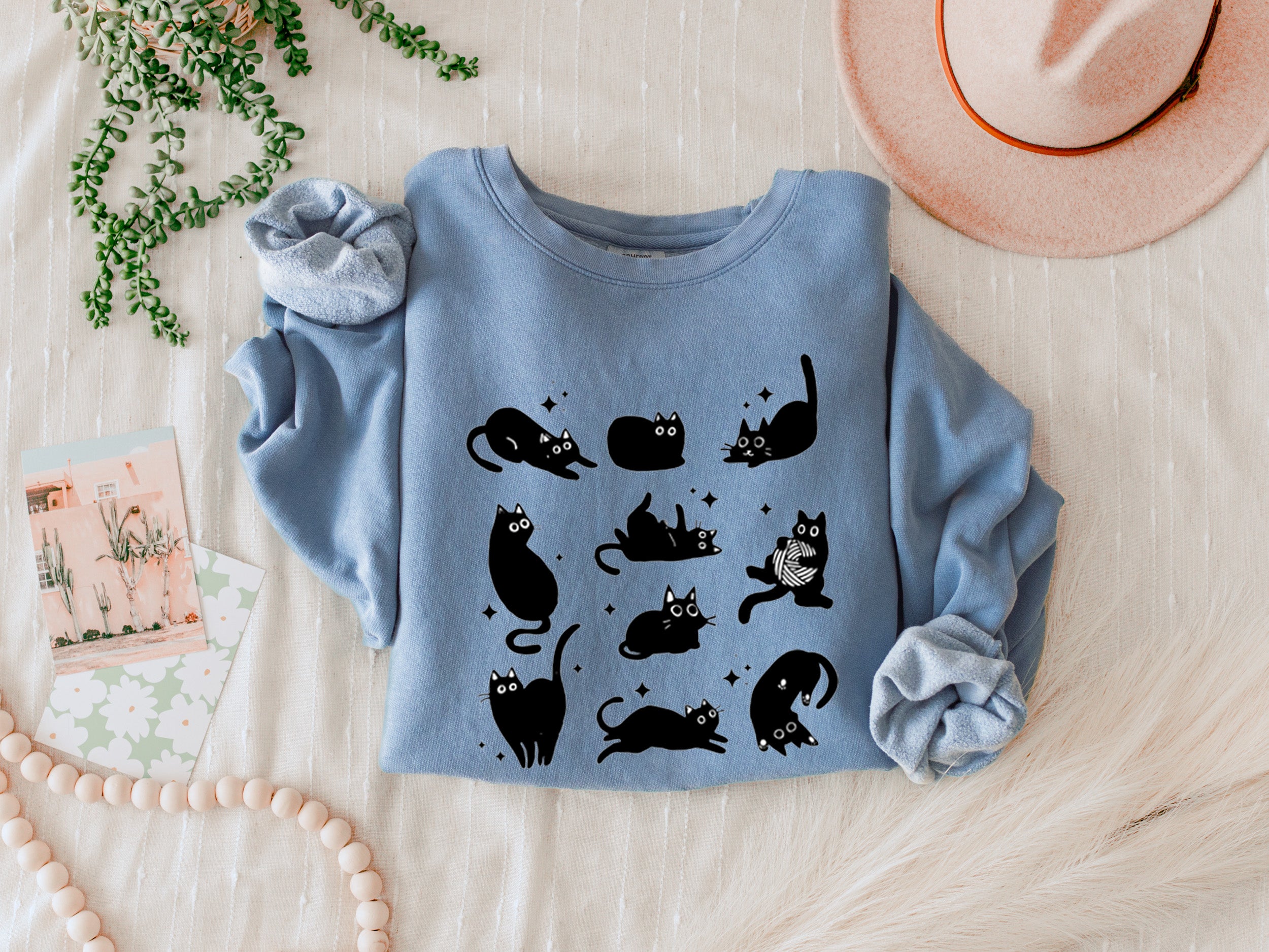 Cat mom Cat Lover Pet Fur mom Fall Garment Dyed Comfort Colors Sweatshirt