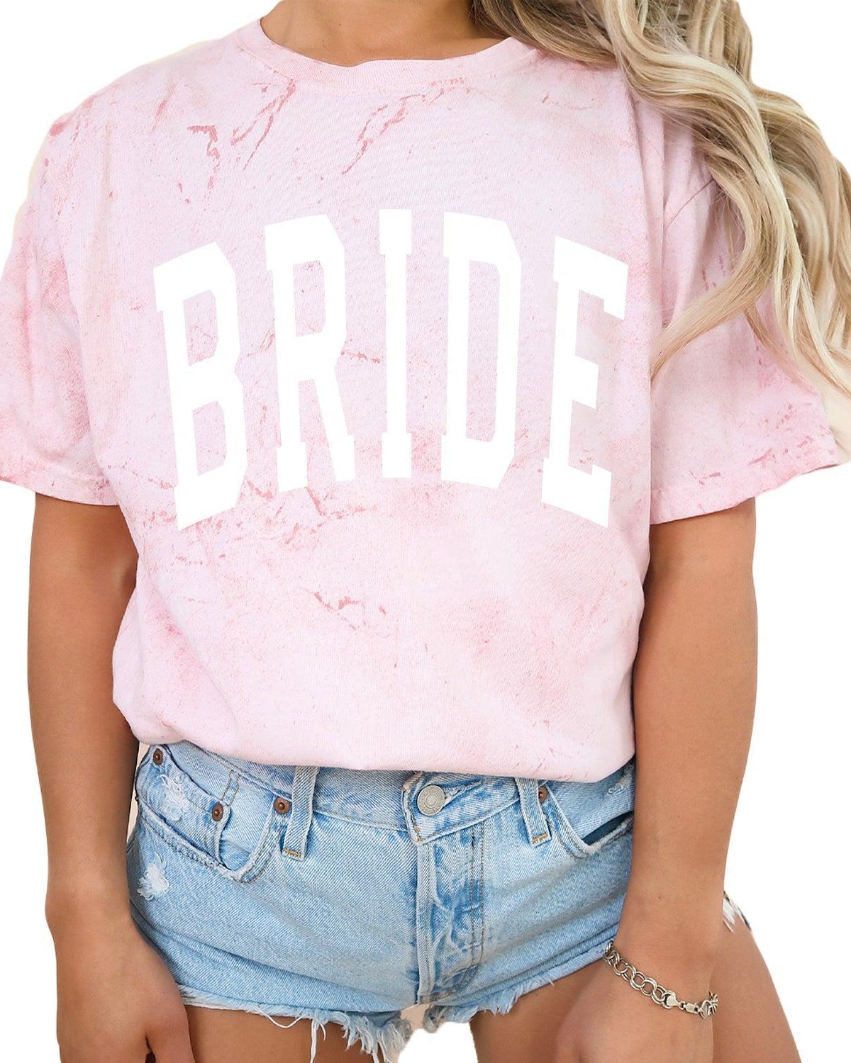 Bride Mrs Honeymoon Comfort Colors Garment Dyed T Shirt (condensed)