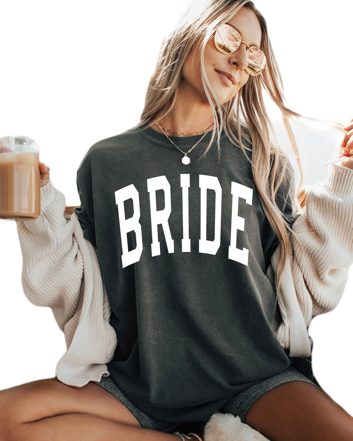 Bride Mrs Honeymoon Comfort Colors Garment Dyed T Shirt (condensed)