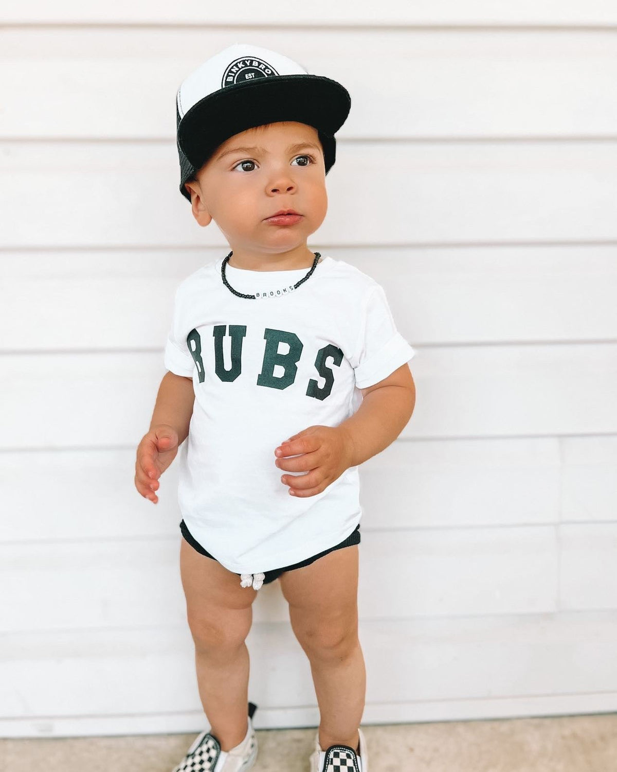 Bubs Organic Cotton Baby And Kids Tshirt (Block)