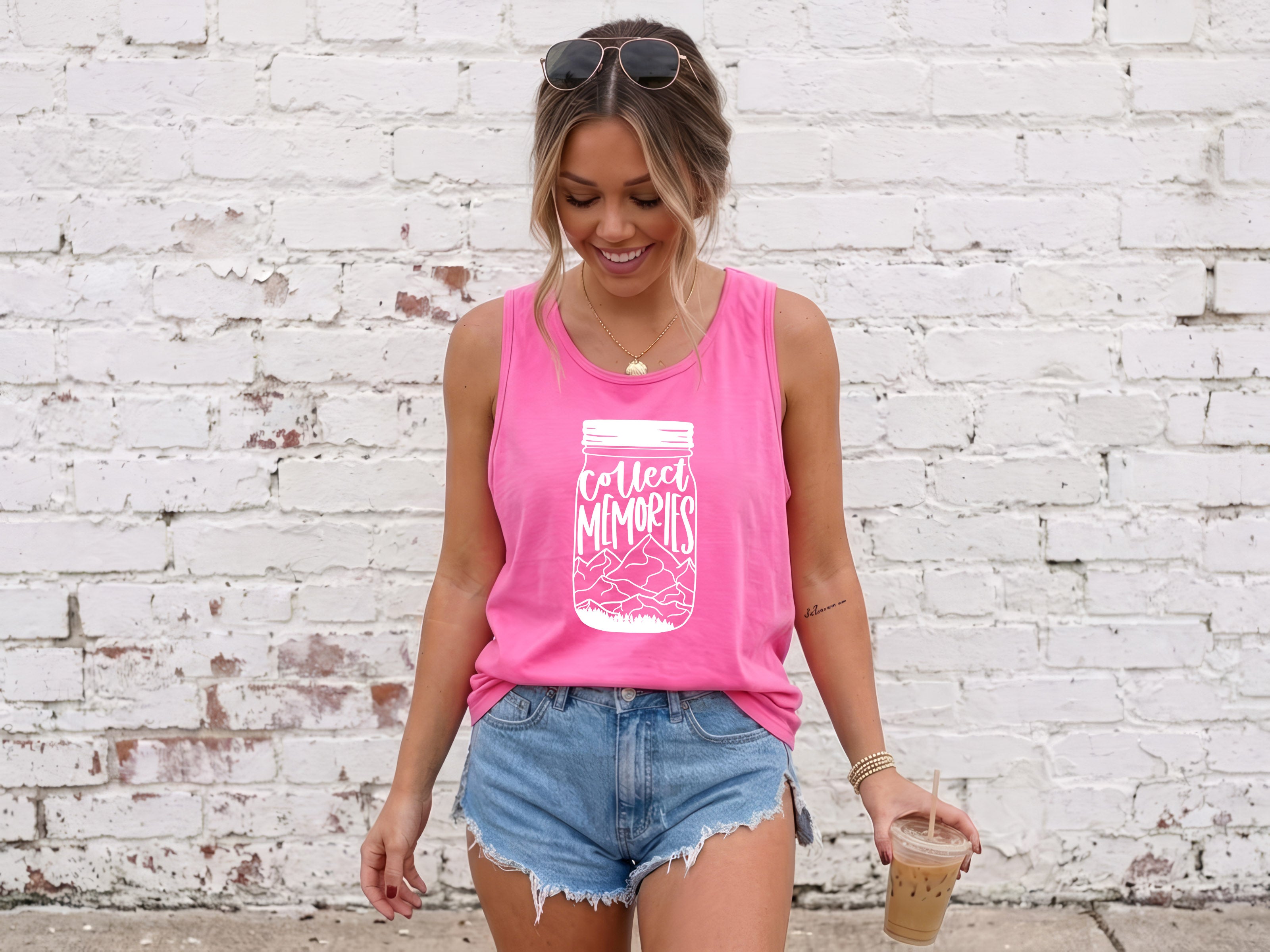 Comfort Colors Collect Memories Summer Tank Top Women Unisex
