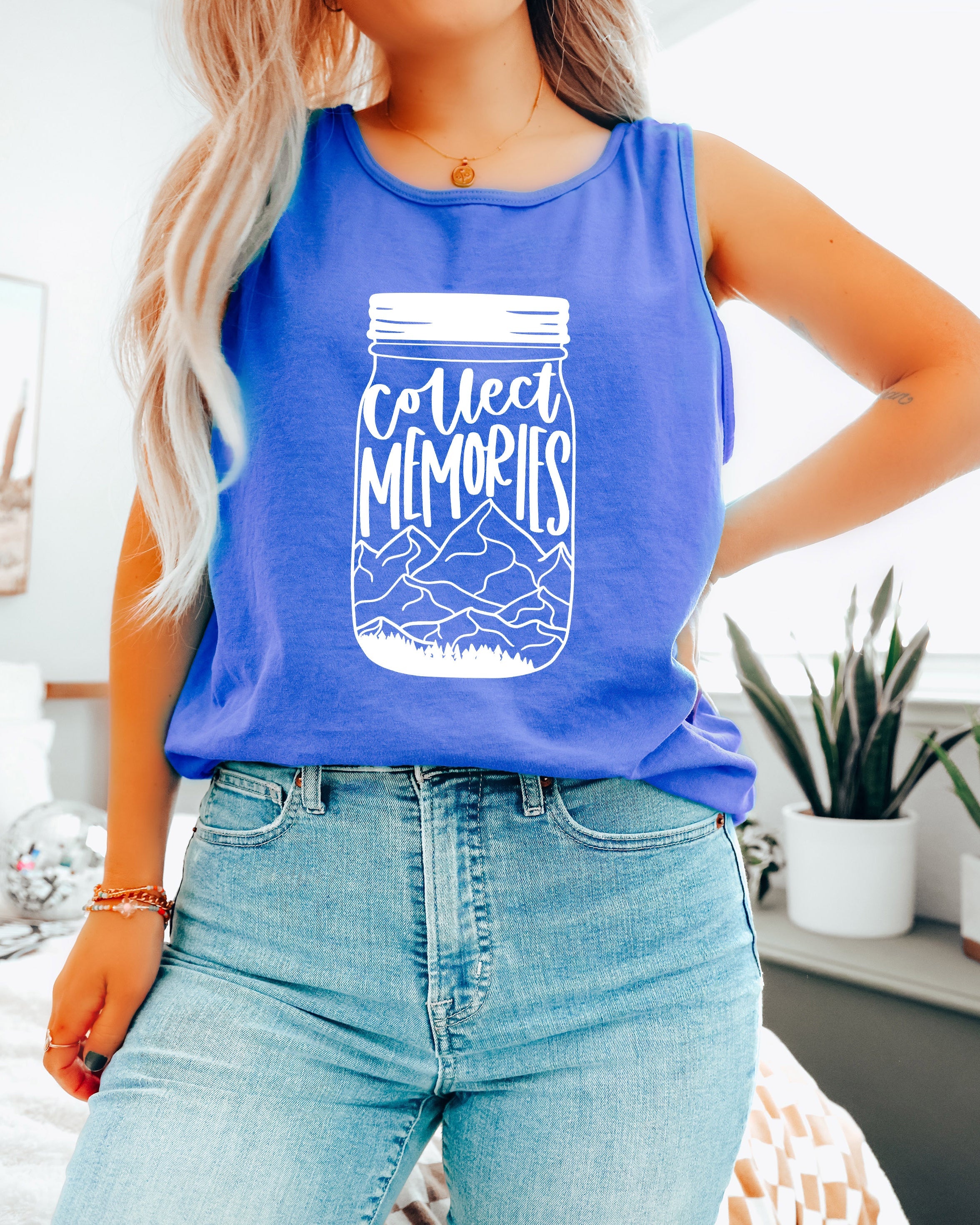 Comfort Colors Collect Memories Summer Tank Top Women Unisex