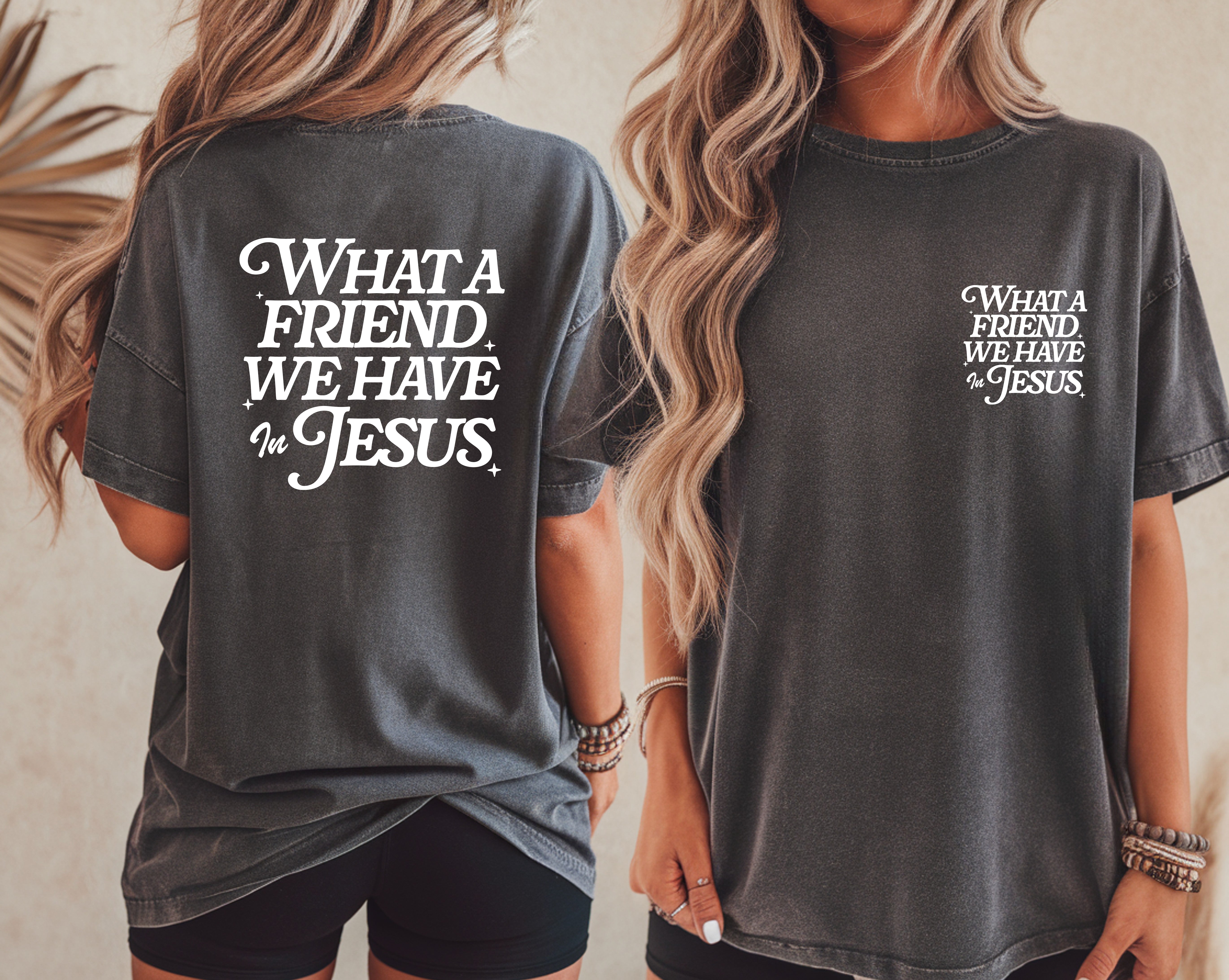 What a friend we have in Jesus Comfort Colors T Shirt Religious Jesus Bible