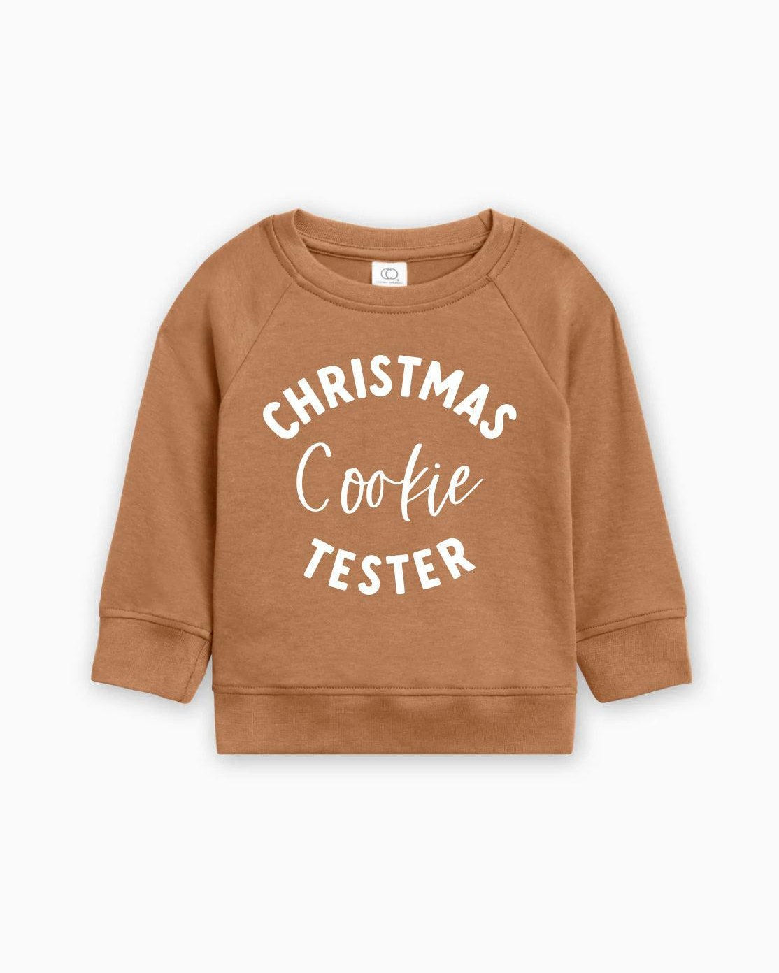 Christmas Cookie Tester Organic Cotton Baby and Toddler Pullover