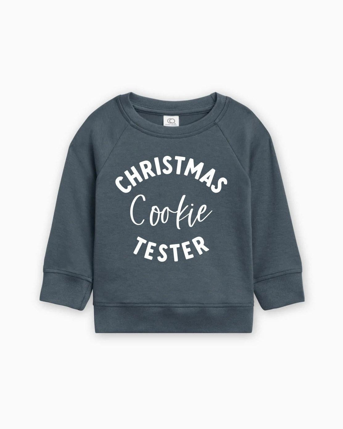 Christmas Cookie Tester Organic Cotton Baby and Toddler Pullover