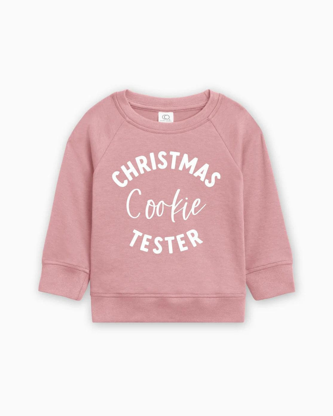 Christmas Cookie Tester Organic Cotton Baby and Toddler Pullover