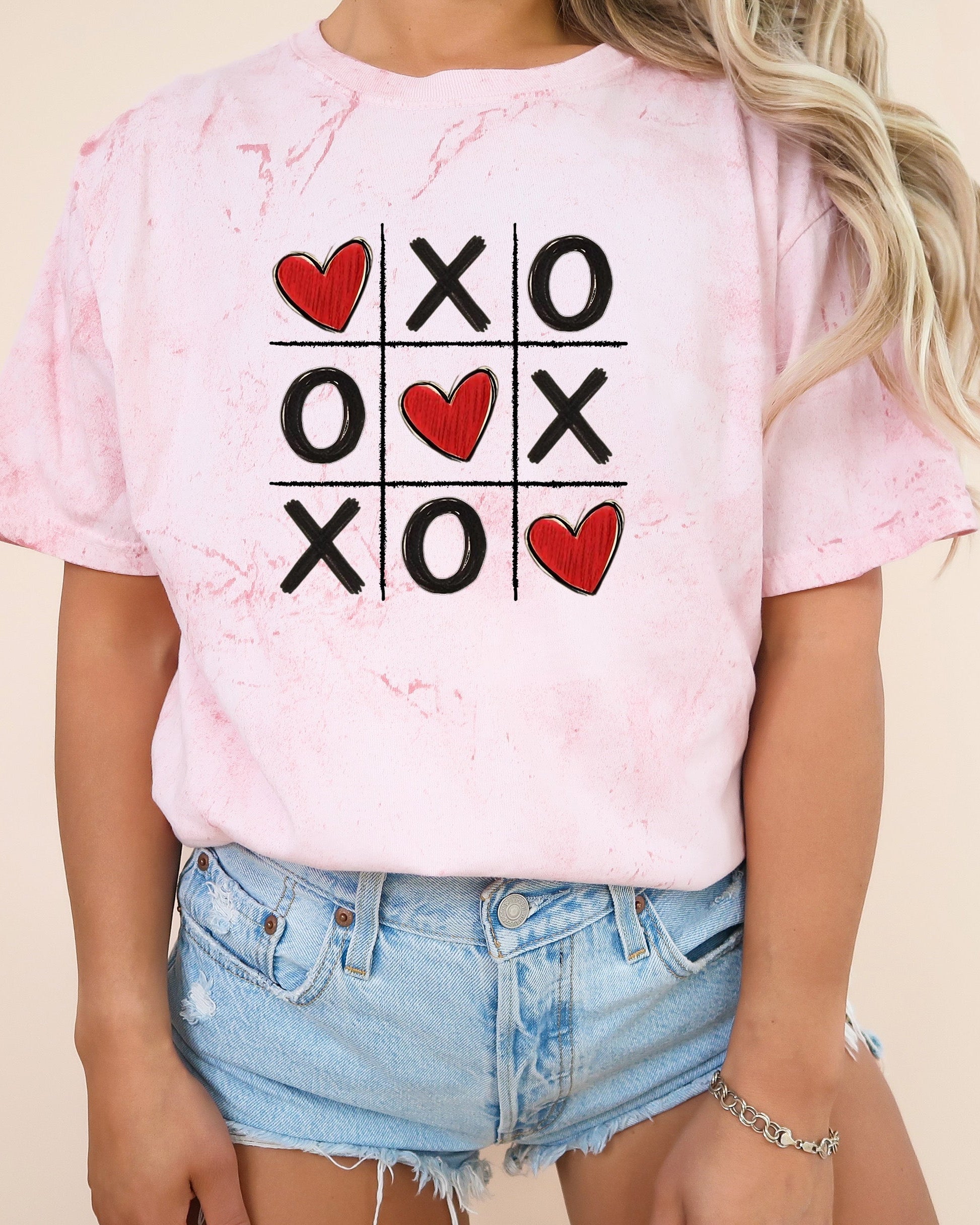 Valentine's day XOXO bingo Comfort Colors Garment Dyed T Shirt