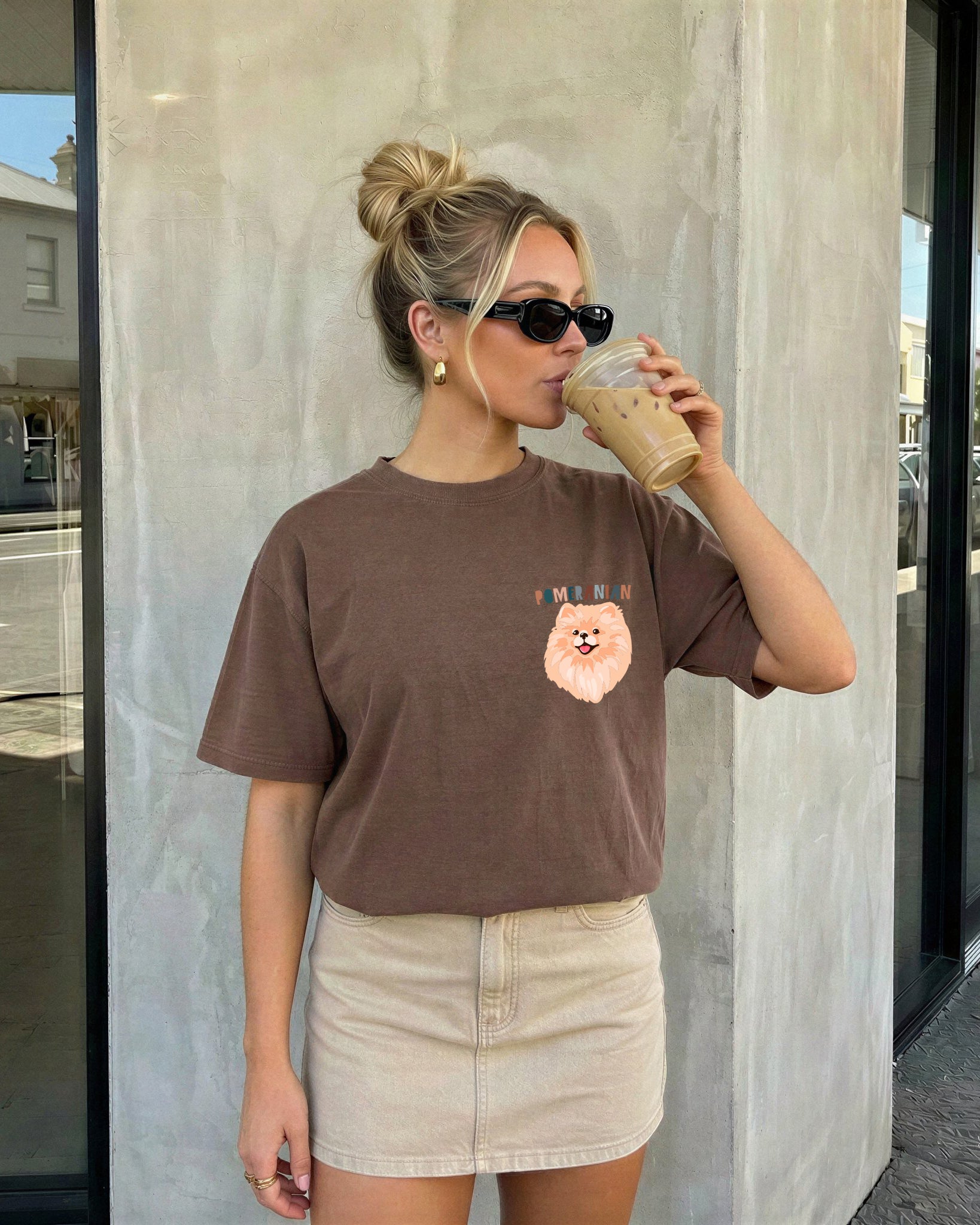 Pomeranian Dog Comfort Colors T Shirt