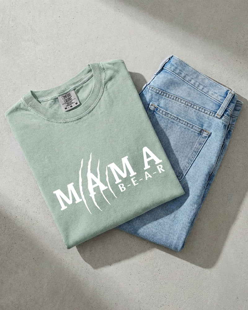 Mama Bear Comfort Colors T Shirt